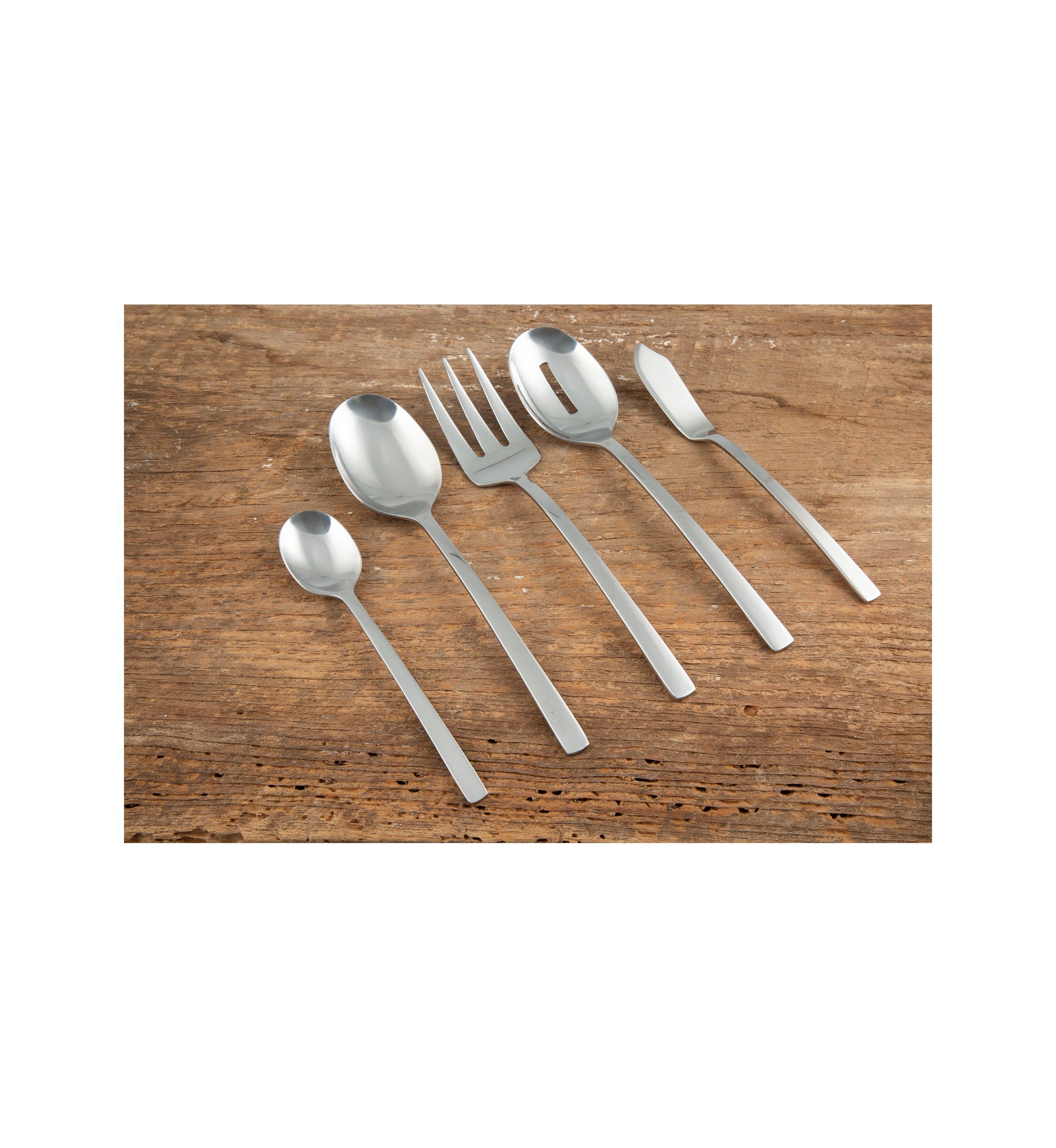 Beacon Mirror 45-Piece Flatware Set - Service for 8