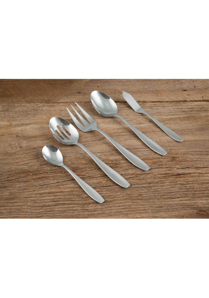 Tyrus Satin Mirror 20-Piece Flatware Set, Service for 4