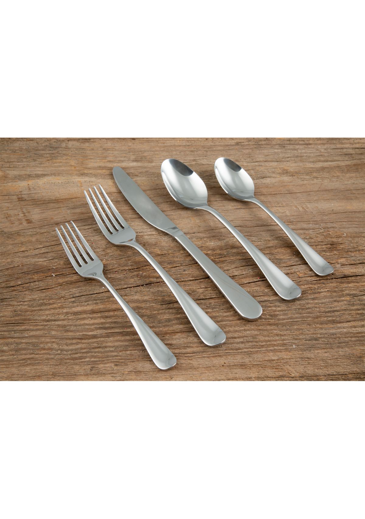 Rhiannon Satin 45-Piece Flatware Set - Service for 8