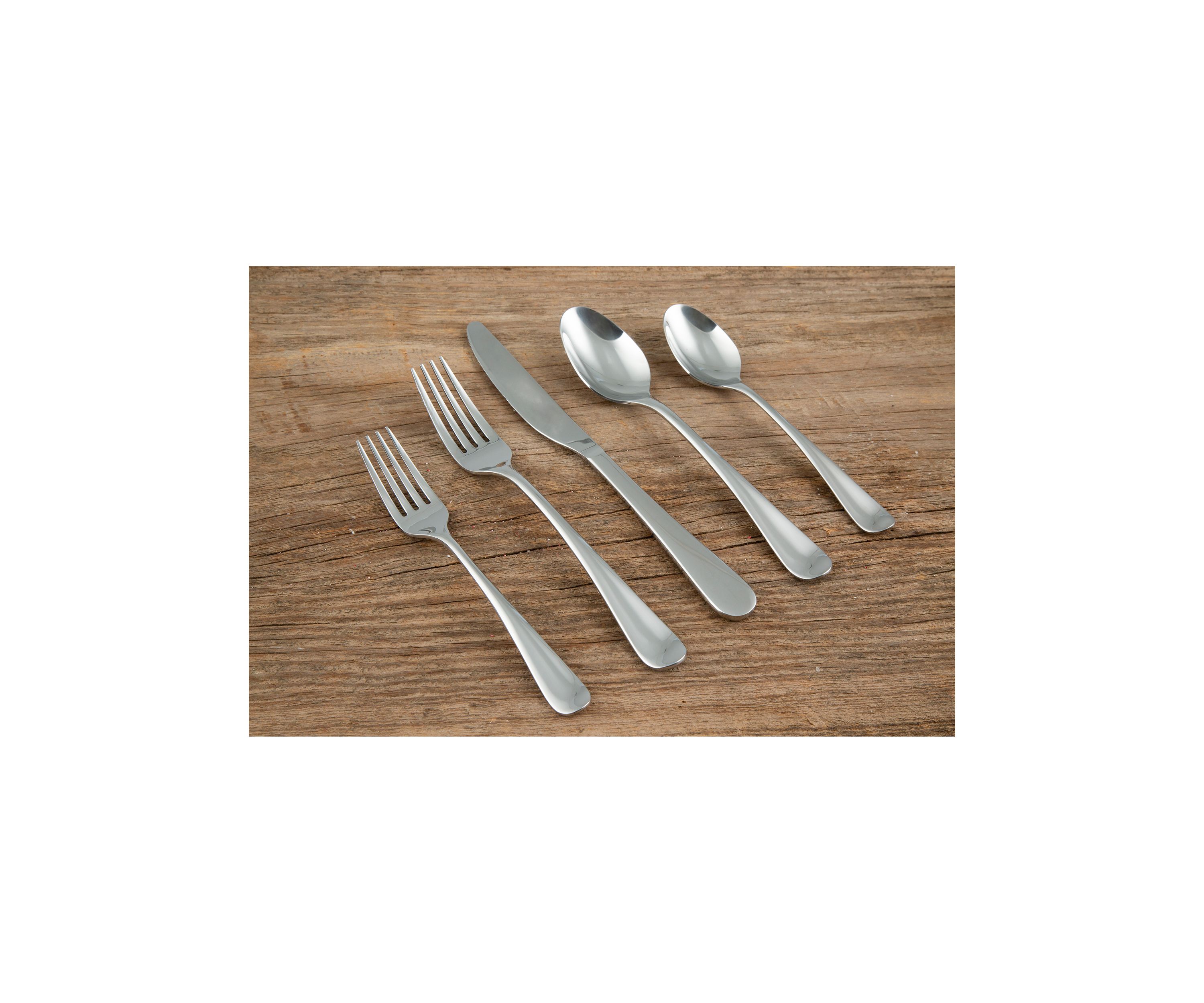 Rhiannon Satin 45-Piece Flatware Set - Service for 8