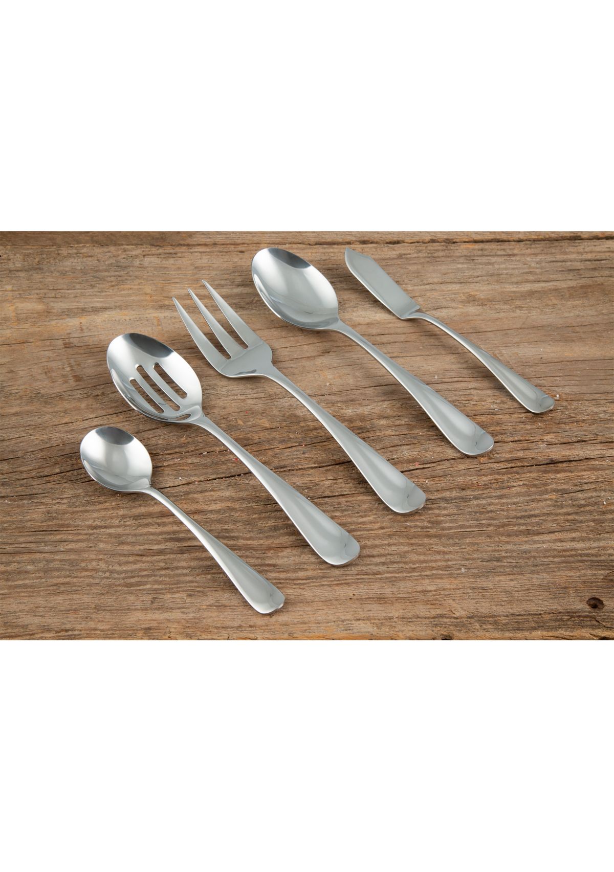 Rhiannon Satin 45-Piece Flatware Set - Service for 8