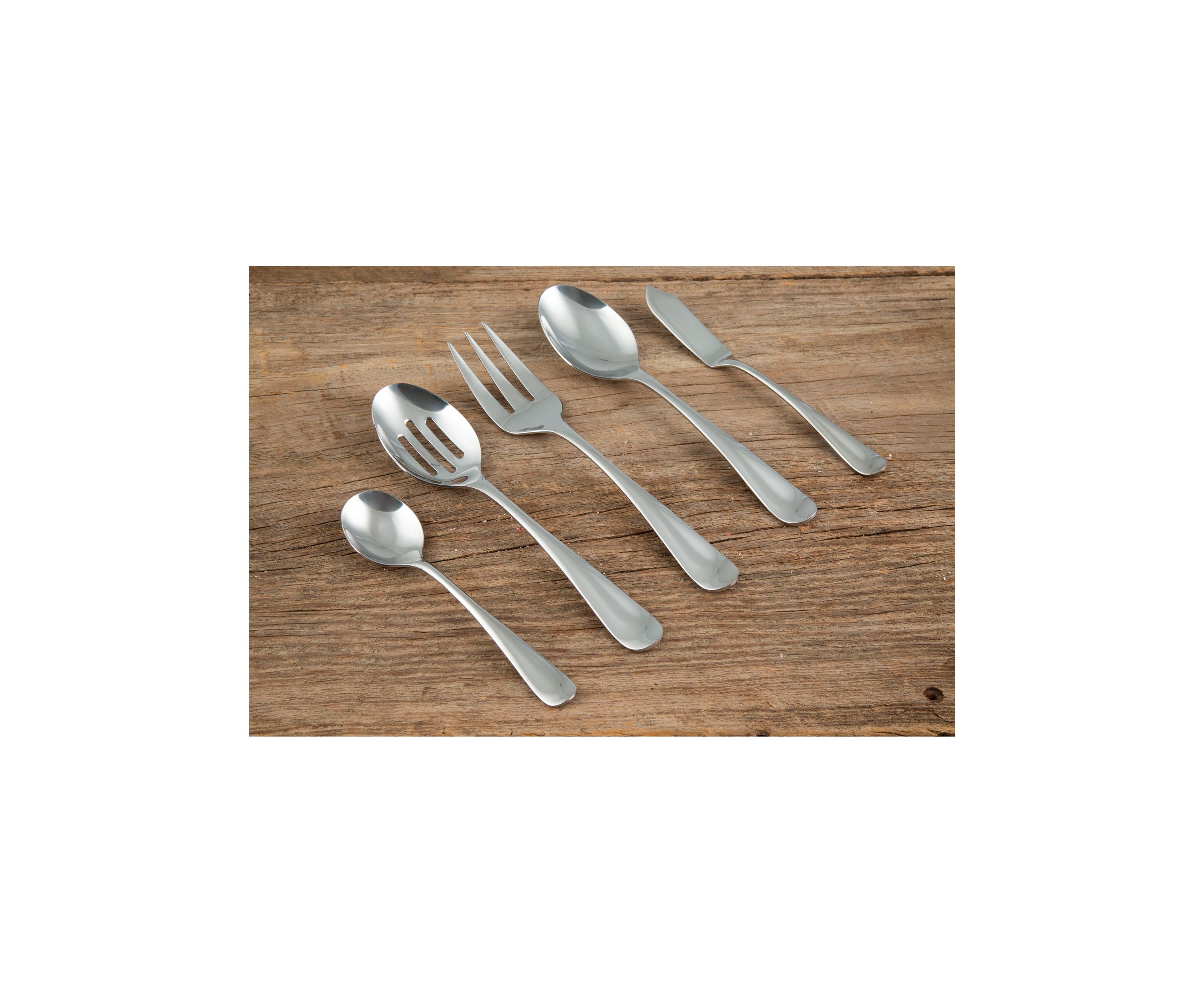 Rhiannon Satin 45-Piece Flatware Set - Service for 8