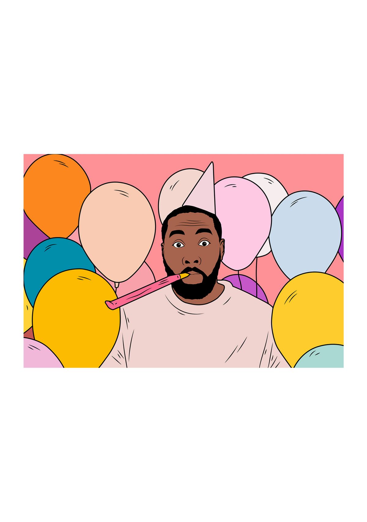 Noisemaker Greeting Cards - 10 Pack