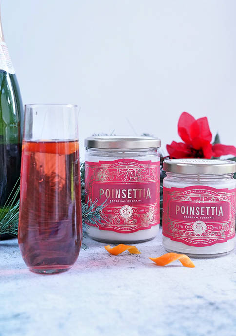 Poinsettia Candle 
