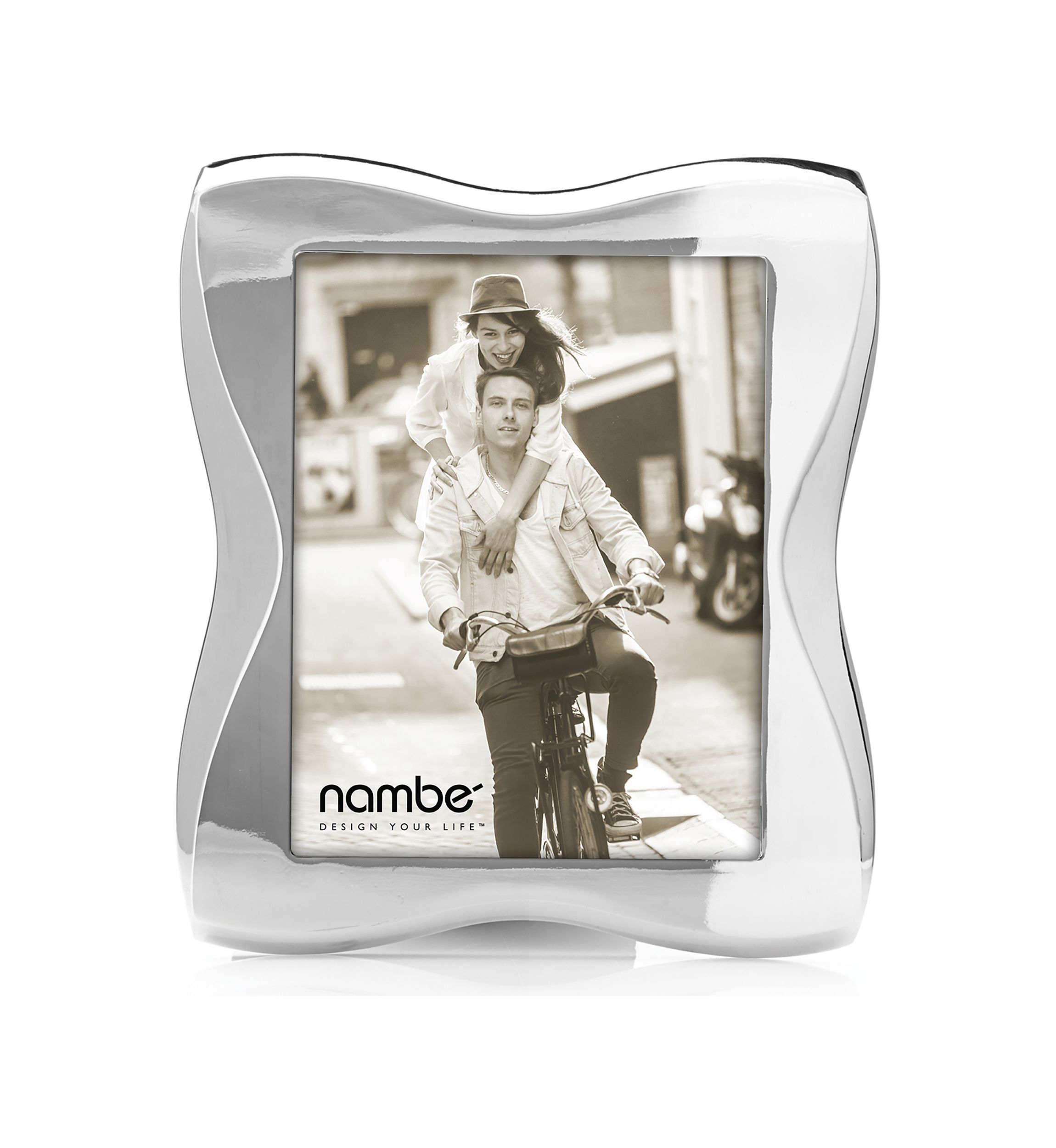 Bella 8" x 10" Chrome Frame
