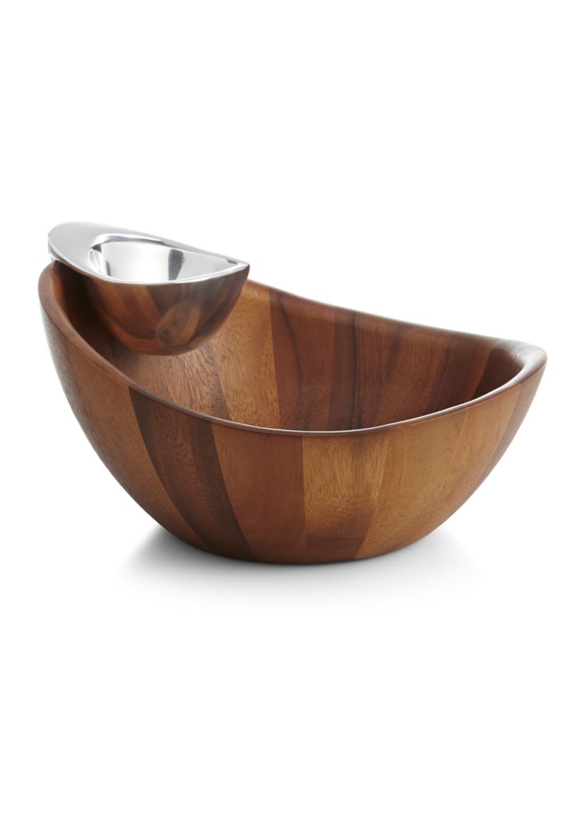 Brown Chip & Dip Server 
