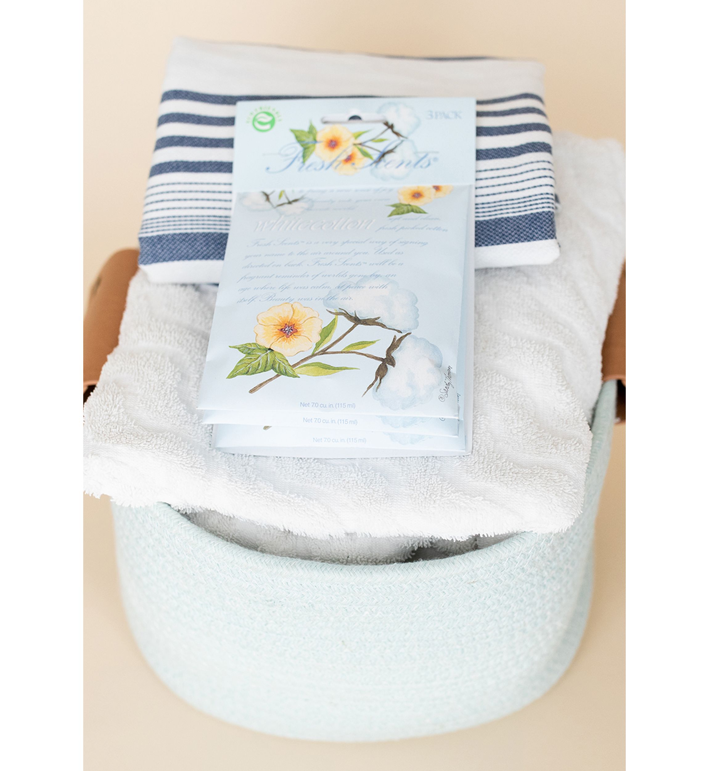 White Cotton Scented Sachet - 3 Pack