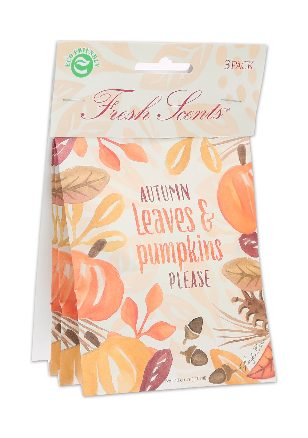 Autumn Leaves 3 Pack Scented Sachet