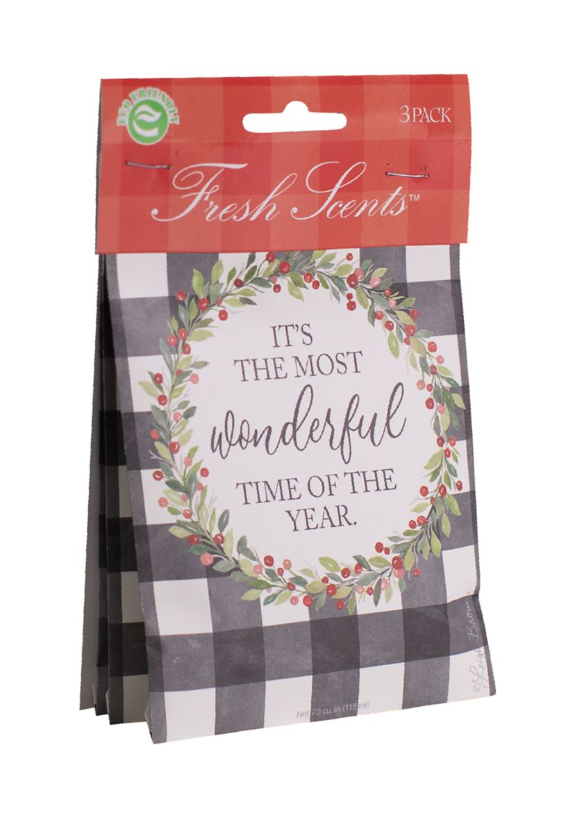 Wonderful 3 Pack Scented Sachet