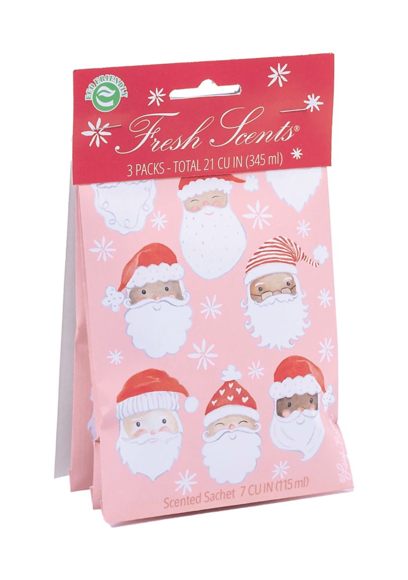 Merry Santas - 3 Pack Scented Sachet