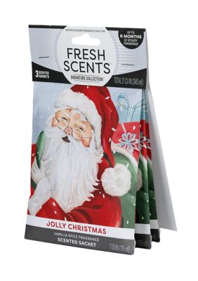Fresh Scents Jolly Christmas Scented Sachet - 3 Pack