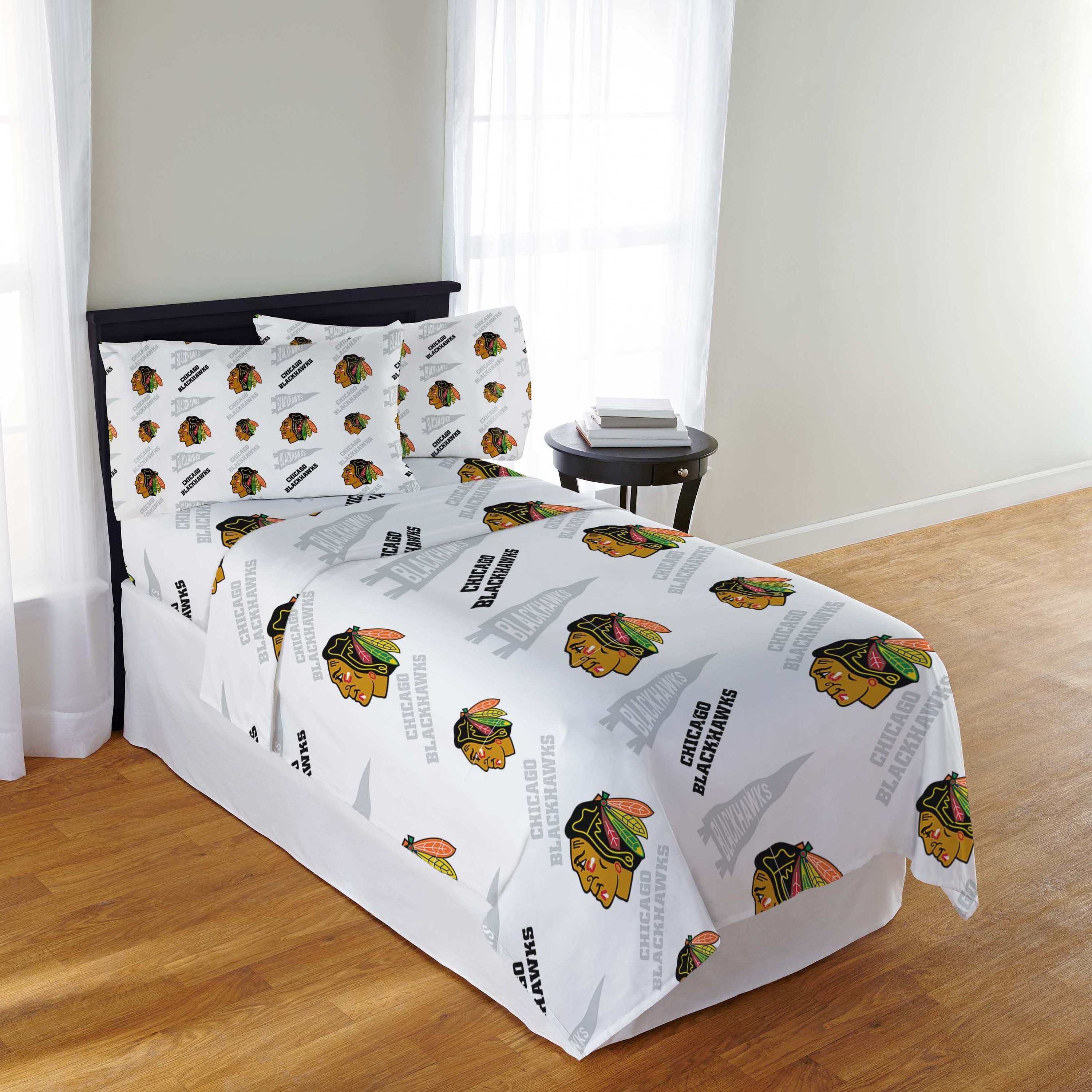 NHL Officially Licenced Chicago Blackhawks Sheet Set