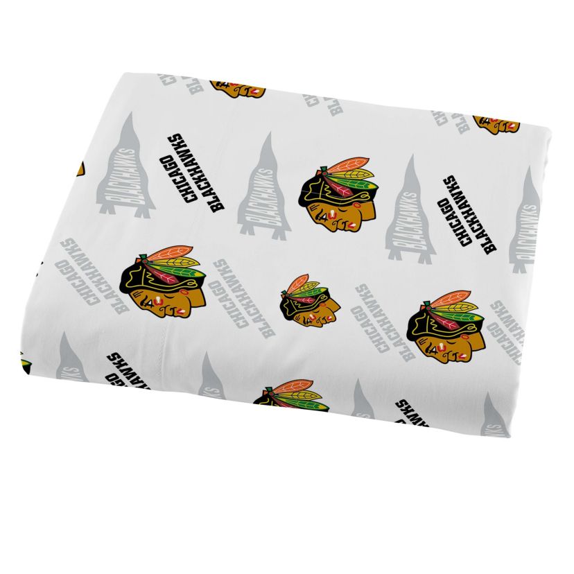 NHL Officially Licenced Chicago Blackhawks Sheet Set