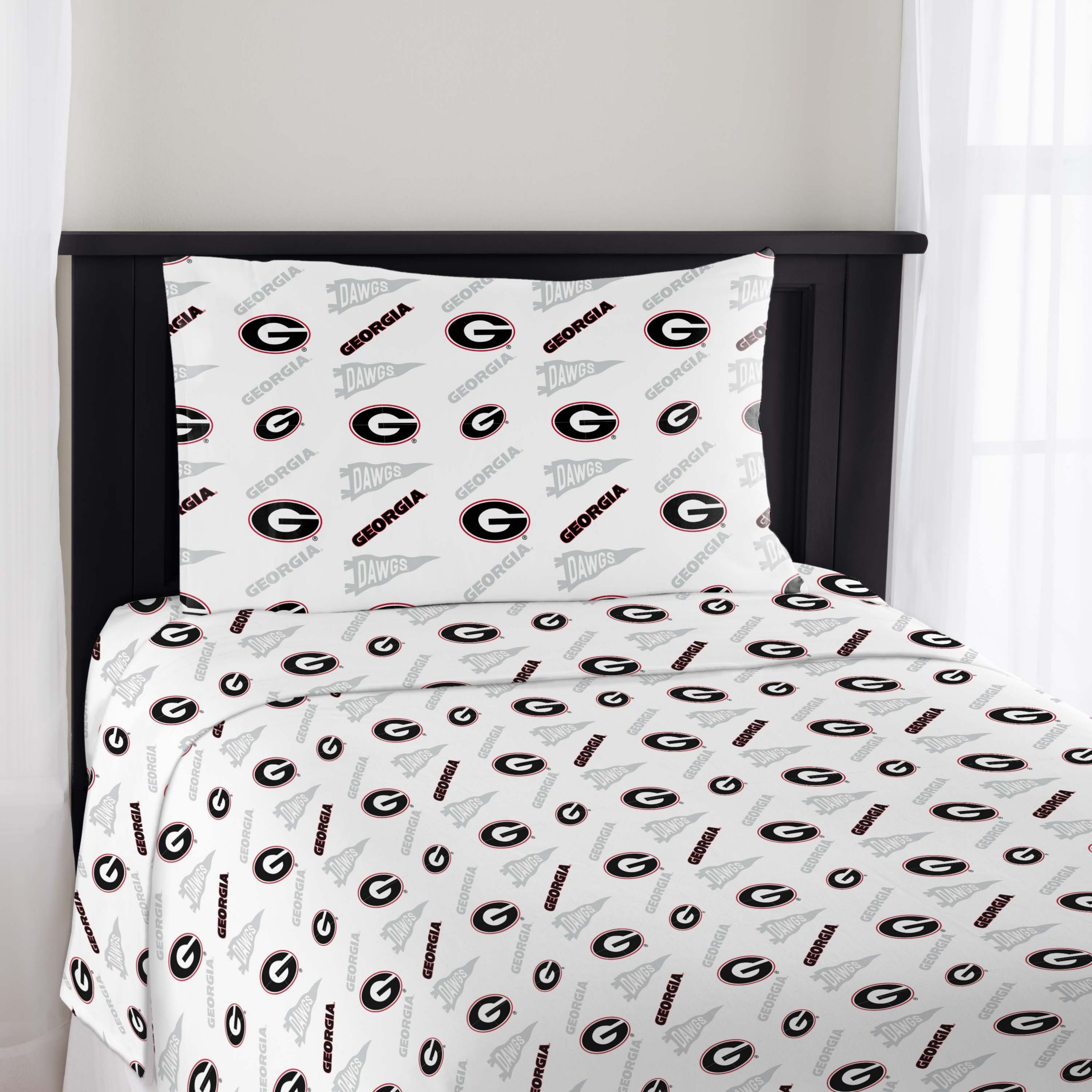NCAA Officially Licenced Georgia Bulldogs Sheet Set