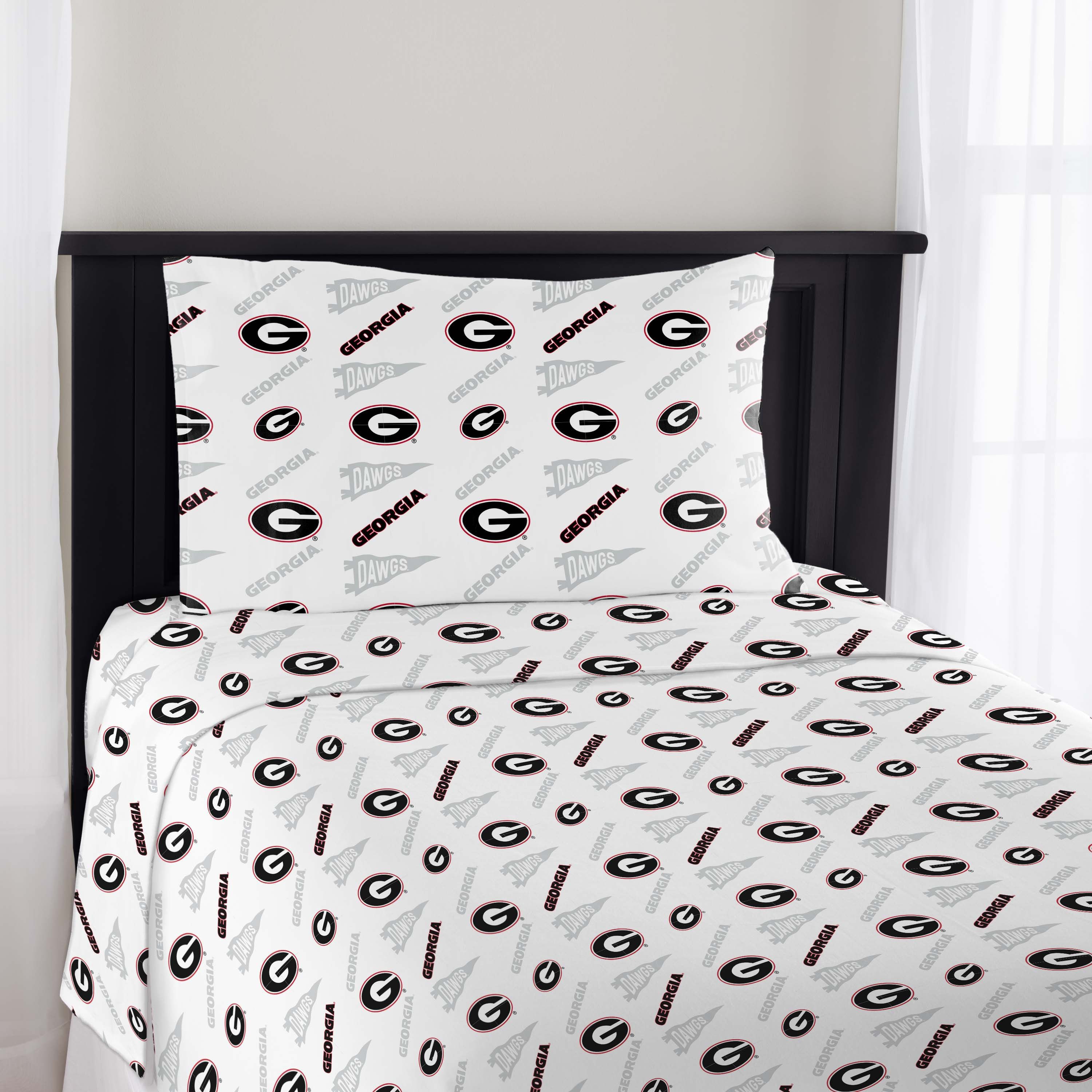 NCAA Officially Licenced Georgia Bulldogs Sheet Set