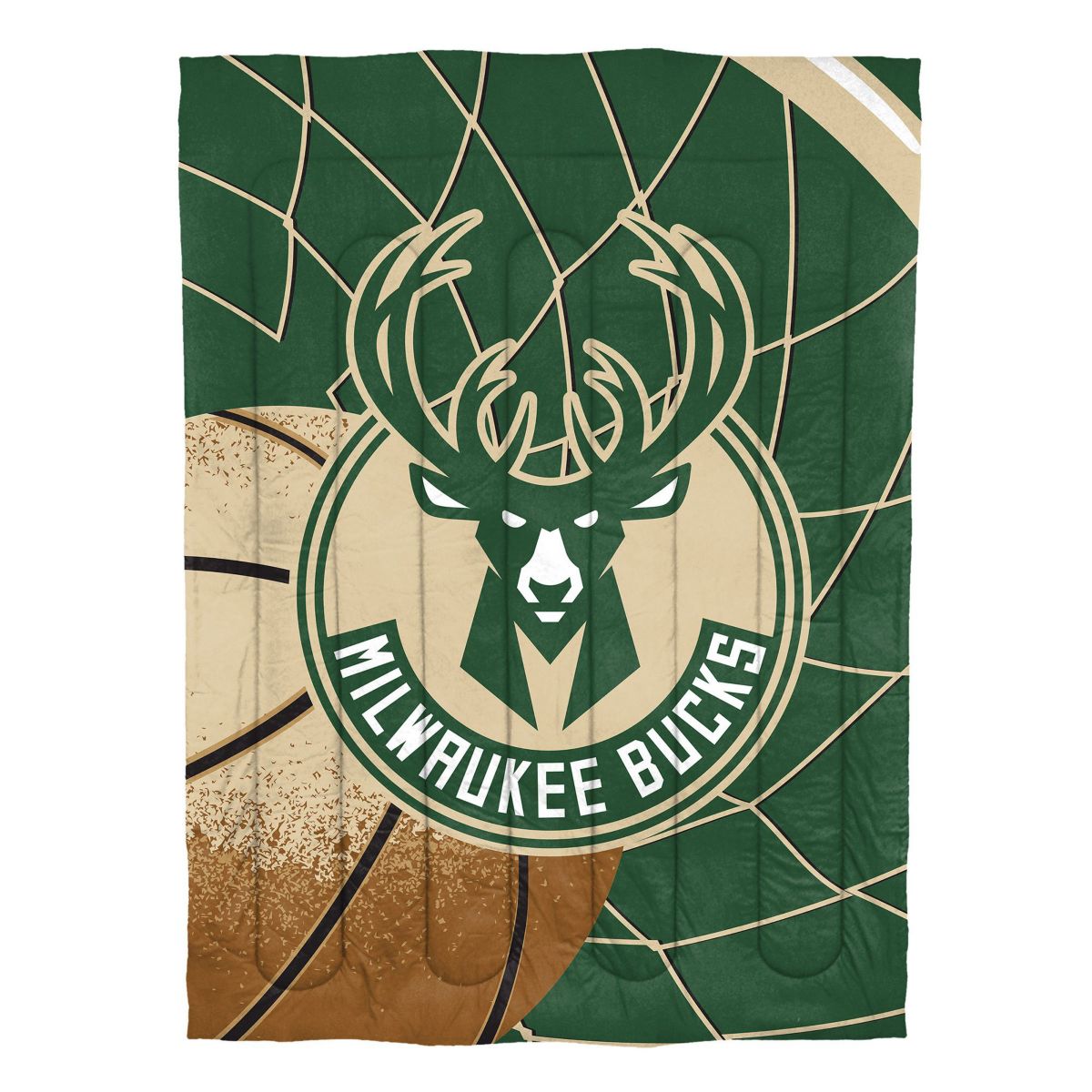 NBA Milwaukee Bucks Officially Licenced Comforter & Sham set