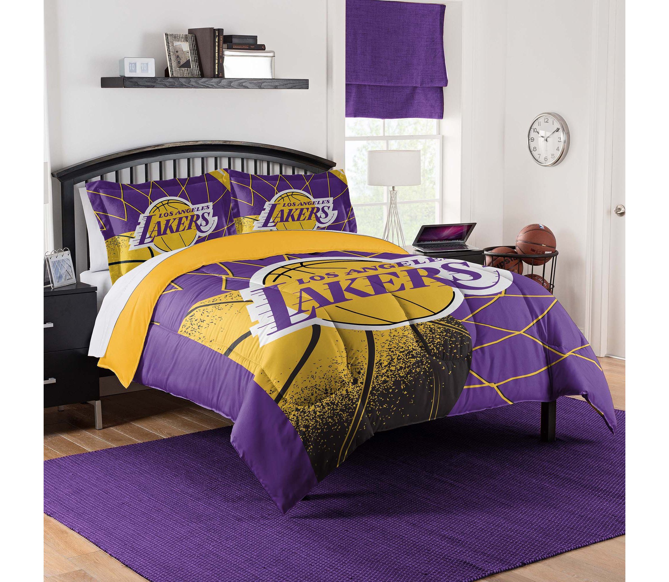 NBA Los angeles Lakers Officially Licenced Comforter & Sham set