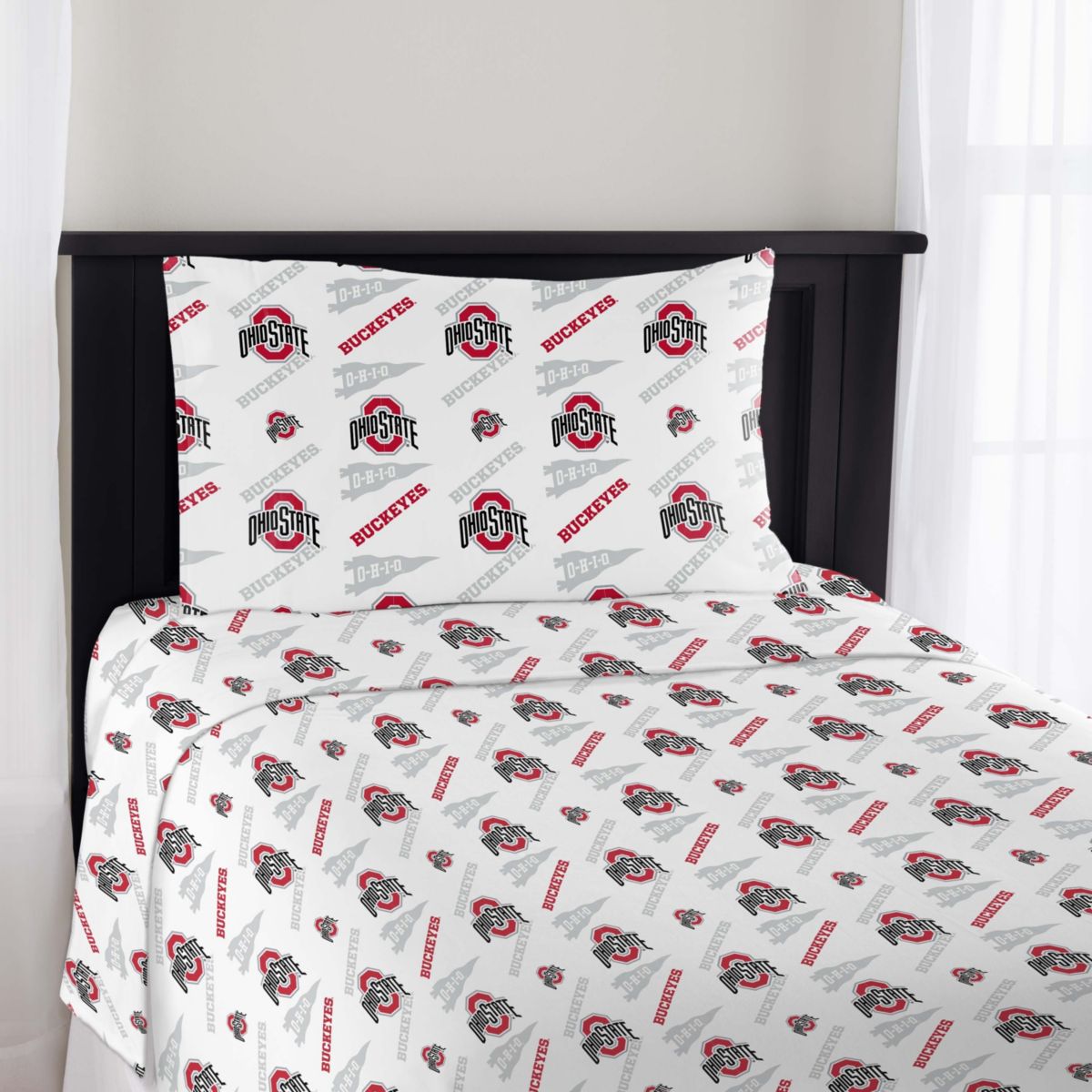 NCAA Officially Licenced Ohio State Buckeyes Sheet Set