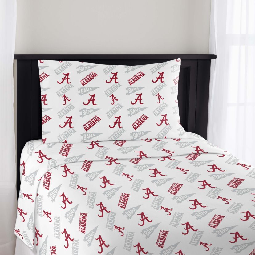 NCAA Officially Licenced Alabama Crimson Tide Sheet Set