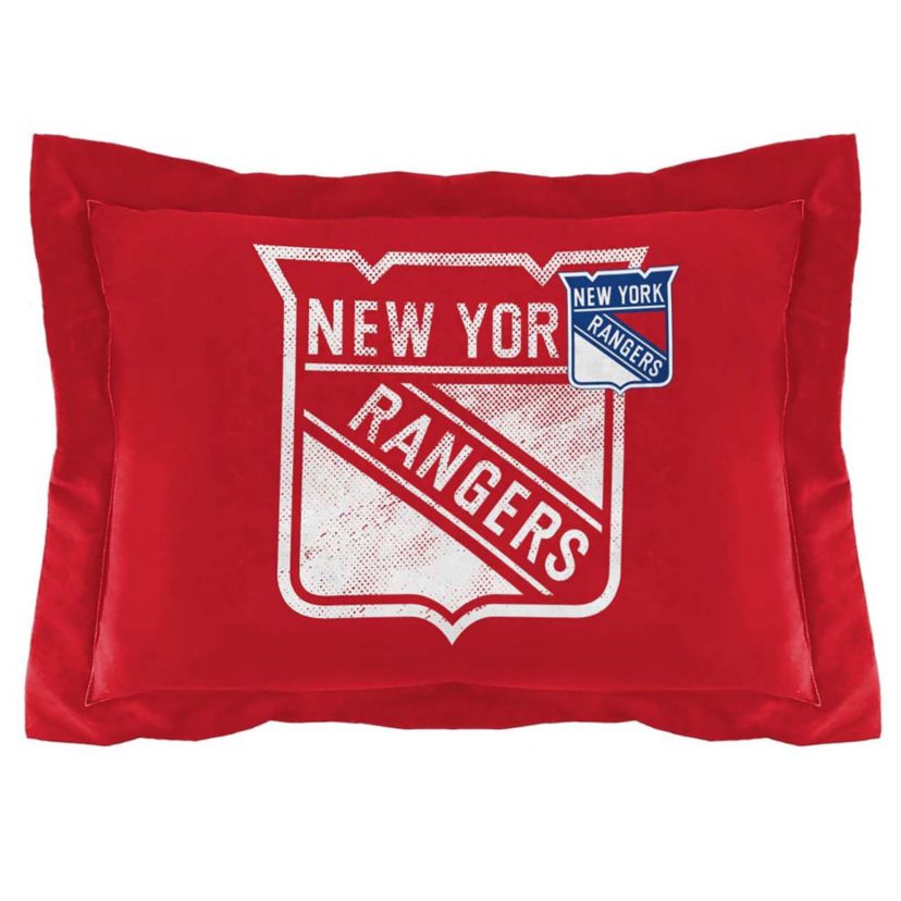 NHL New York Rangers Officially Licenced Comforter & Sham set