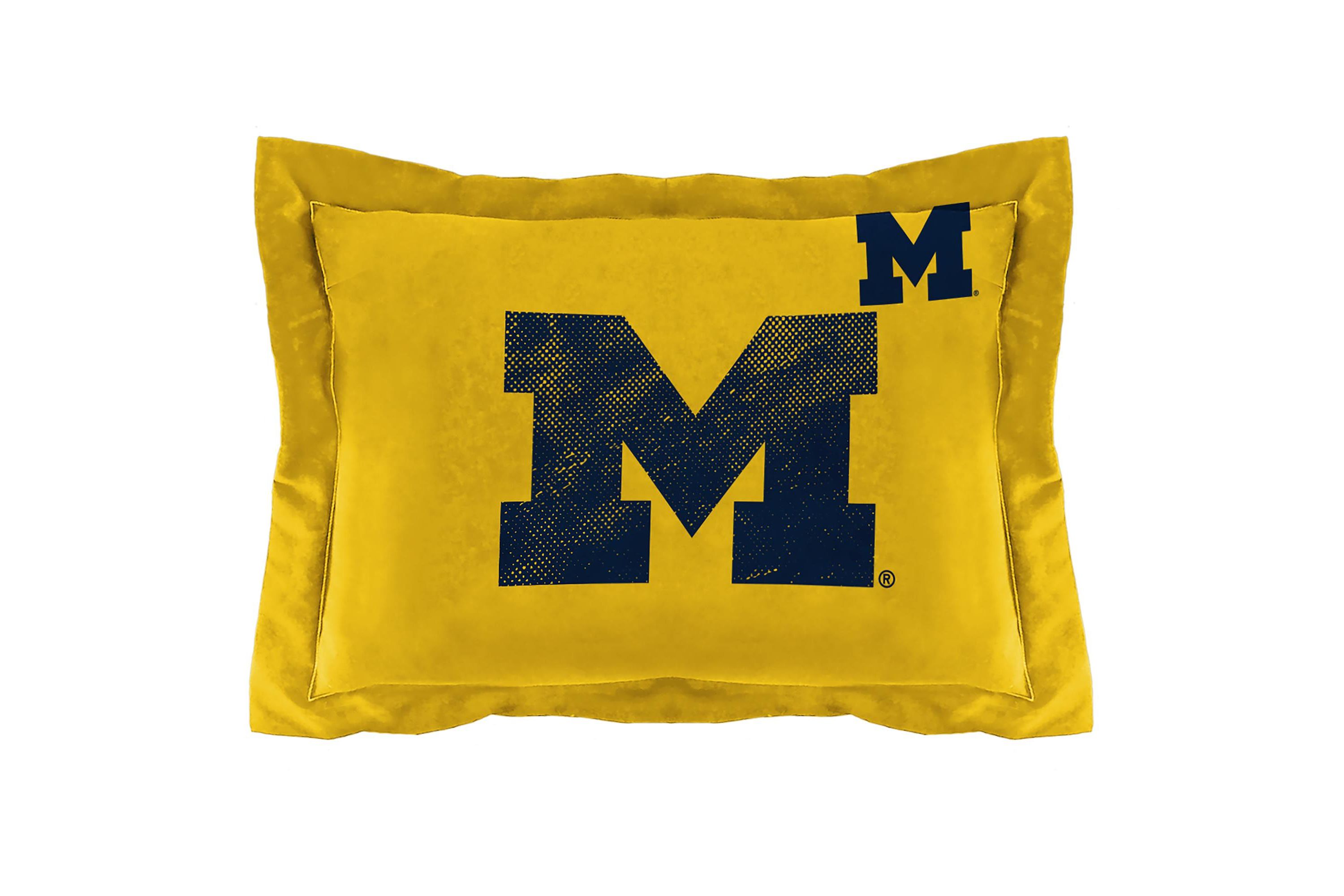 NCAA Michigan Wolverines Officially Licenced Comforter & Sham set