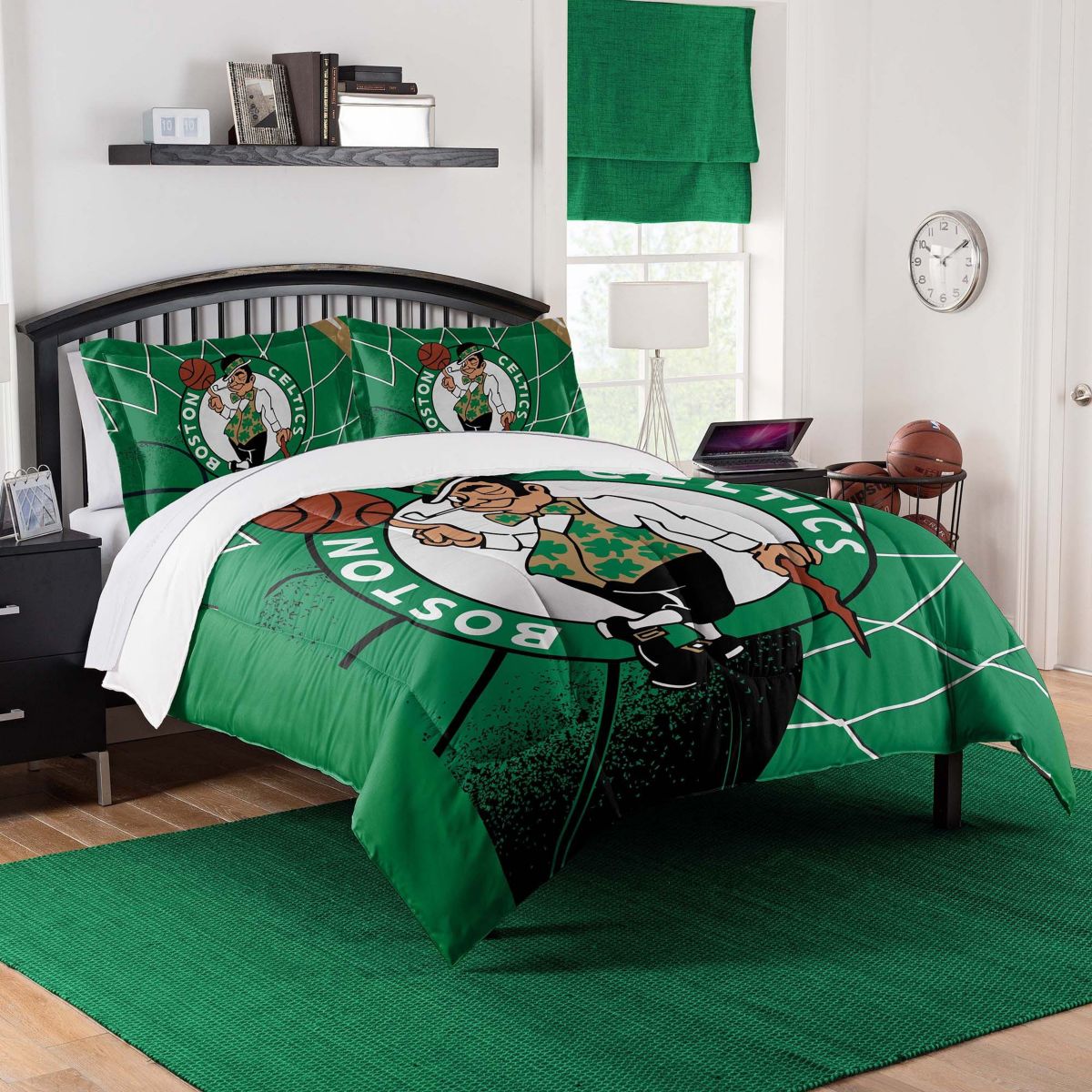 NBA Boston Celtics Officially Licenced Comforter & Sham set