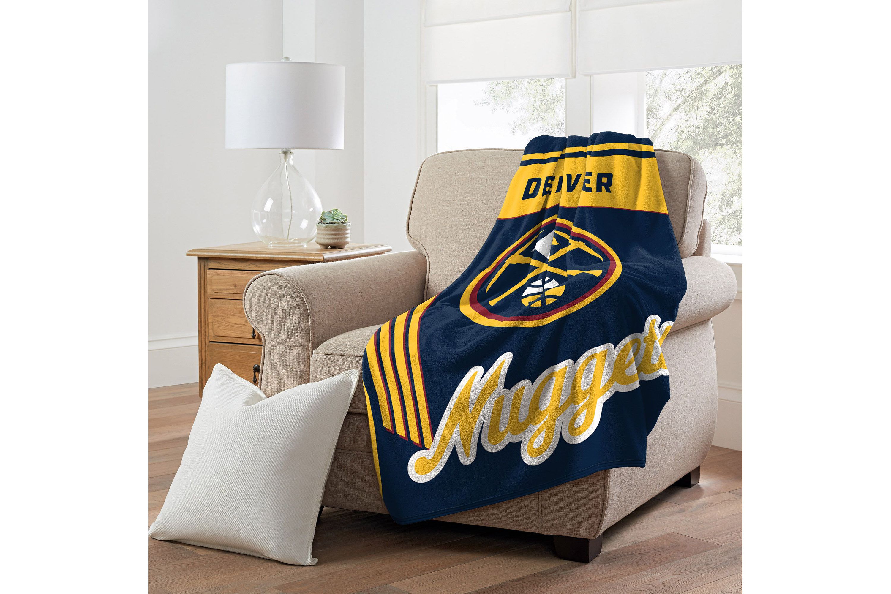 NBA Officially Licensed Denver Nuggets 46" x 60" Microfiber Throw Blanket