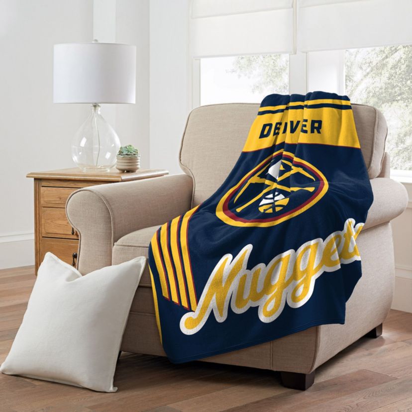 NBA Officially Licensed Denver Nuggets 46" x 60" Microfiber Throw Blanket