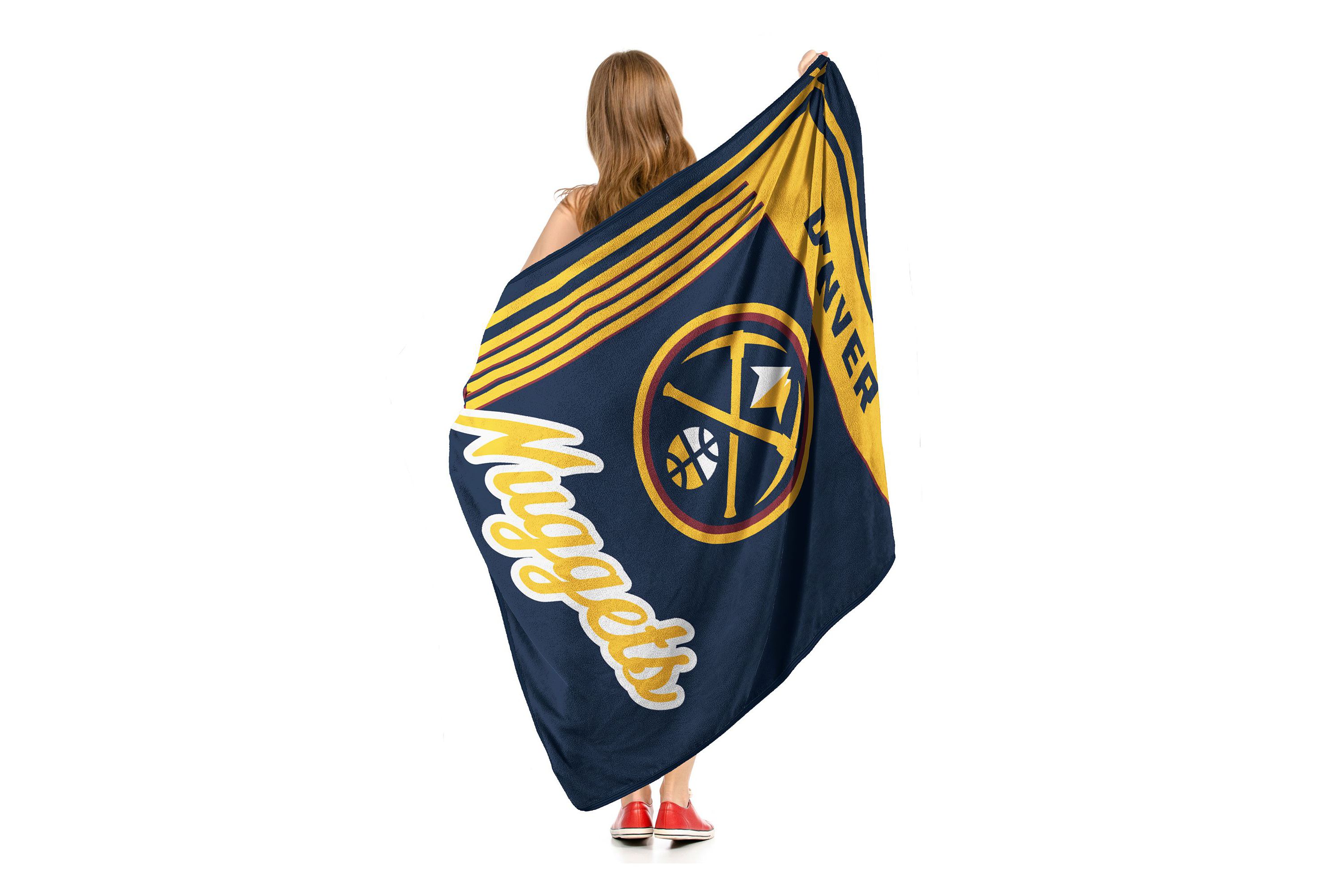 NBA Officially Licensed Denver Nuggets 46" x 60" Microfiber Throw Blanket