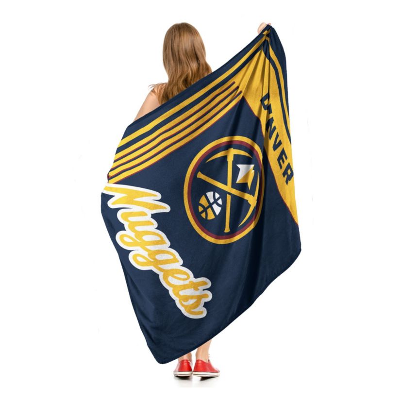 NBA Officially Licensed Denver Nuggets 46" x 60" Microfiber Throw Blanket