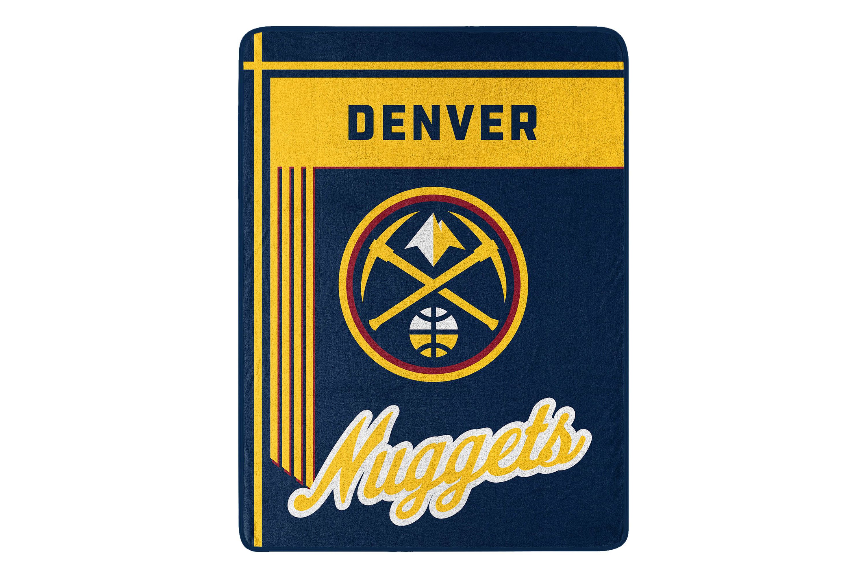 NBA Officially Licensed Denver Nuggets 46" x 60" Microfiber Throw Blanket