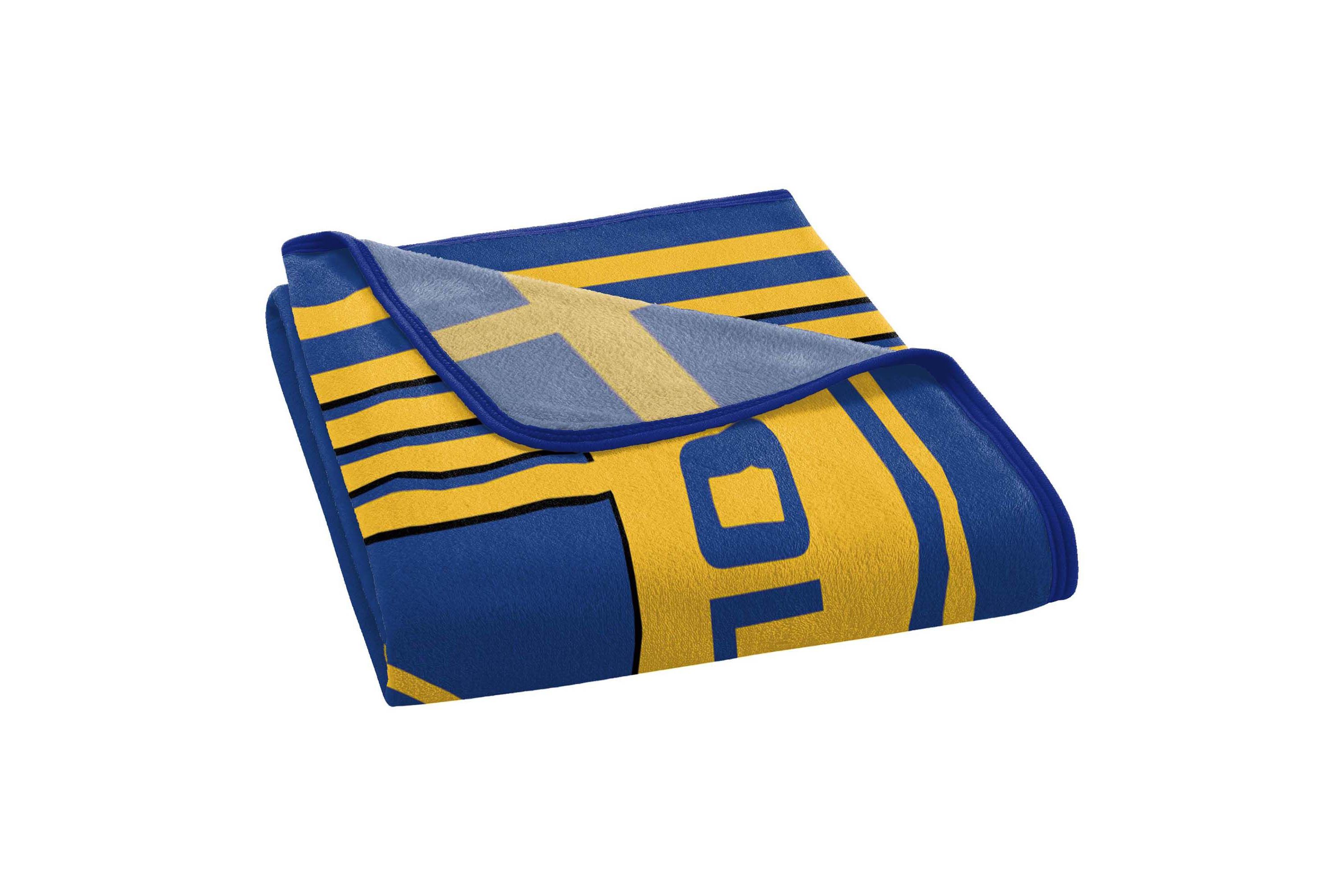 NBA Officially Licenced Golden State Warriors 46" x 60" Microfiber Throw Blanket