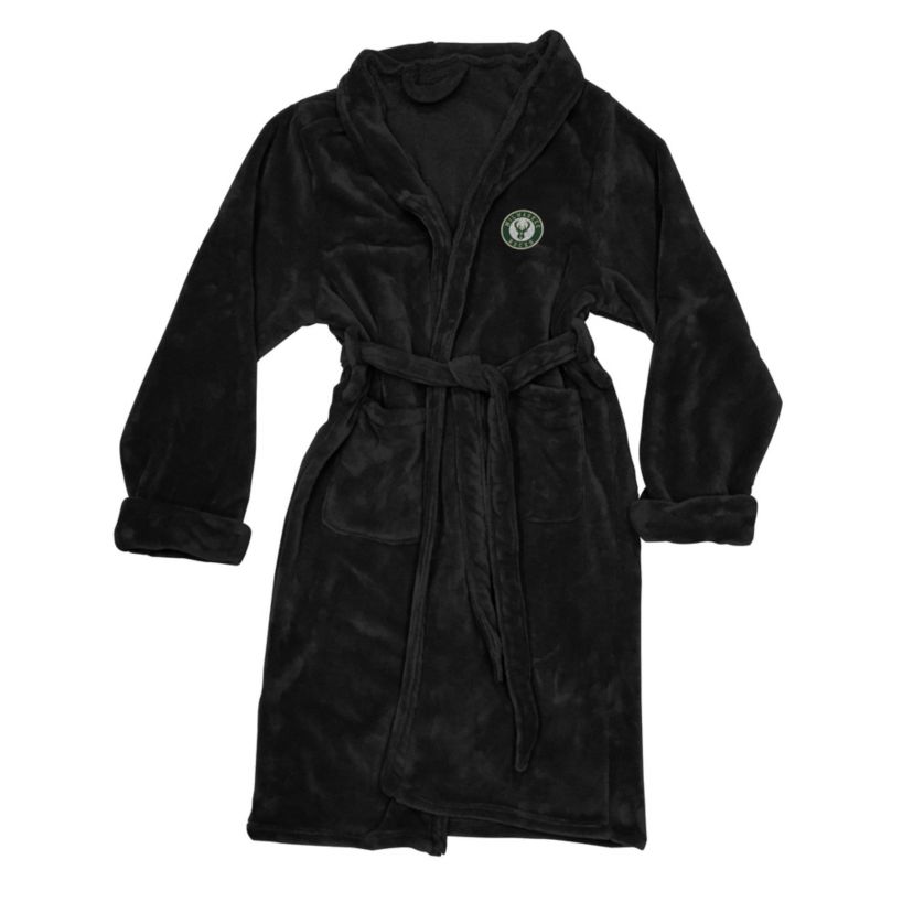 NBA Officially Licenced Milwaukee Bucks Mens Silk Touch Bathrobe L/XL