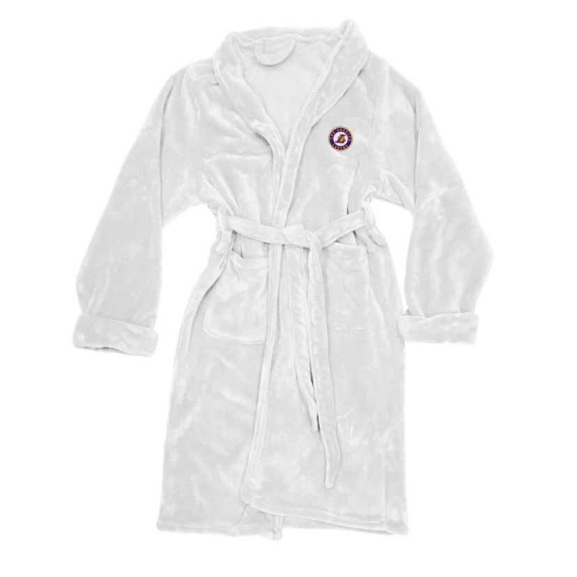 NBA Officially Licenced Los Angeles Lakers Mens Silk Touch Bathrobe L/XL