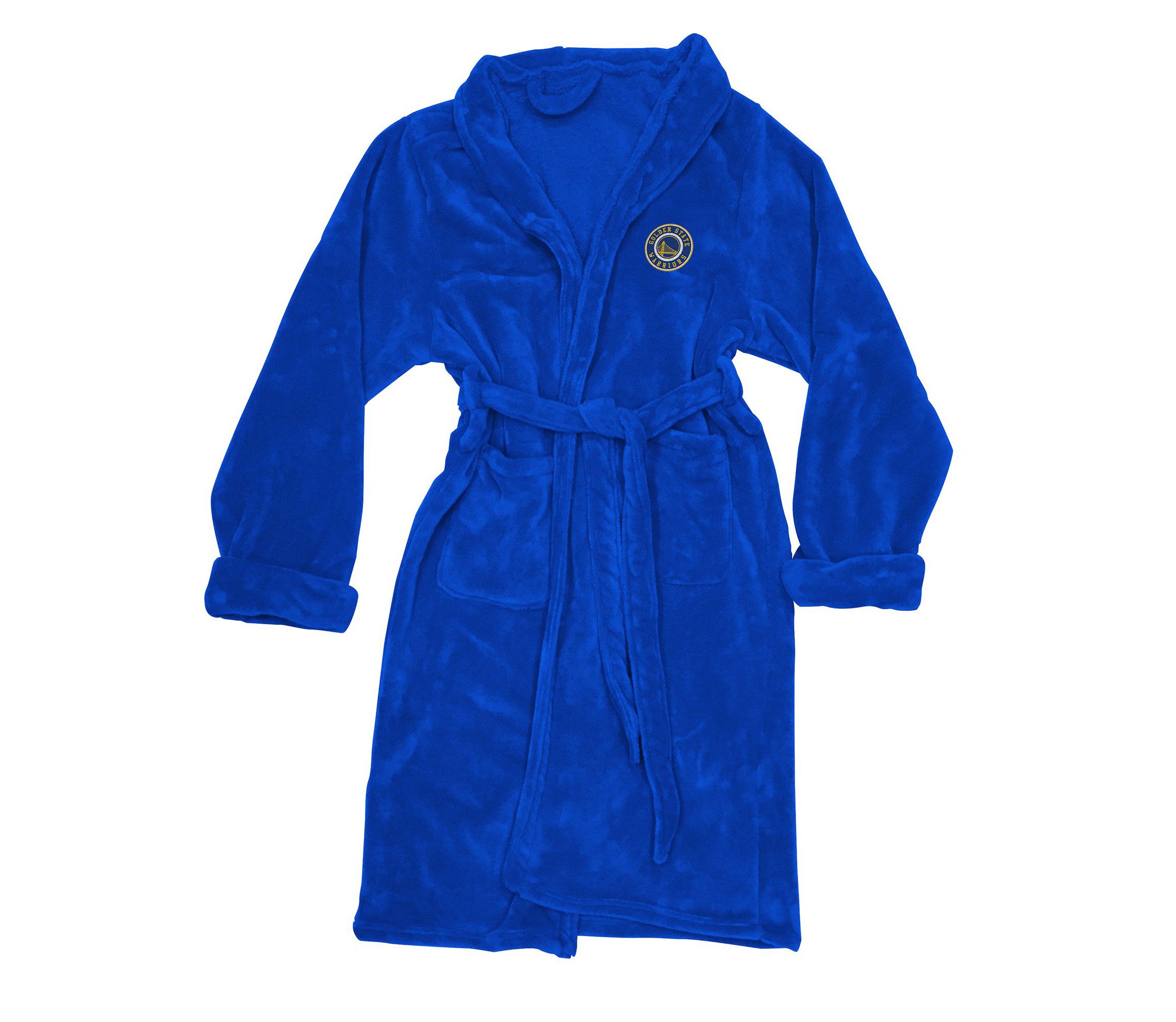 NBA Officially Licenced Golden State Warriors Mens Silk Touch Bathrobe L/XL