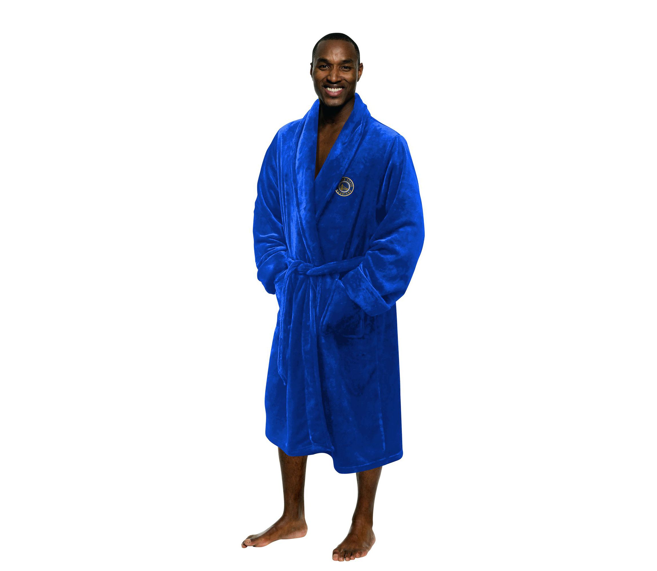 NBA Officially Licenced Golden State Warriors Mens Silk Touch Bathrobe L/XL