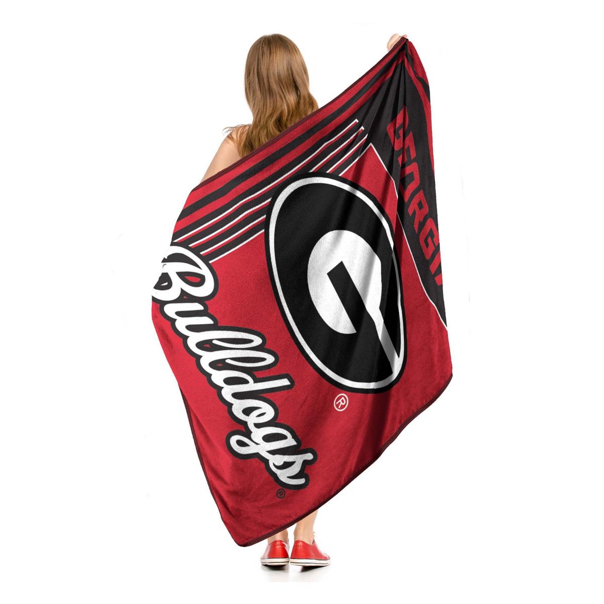 NCAA Officially Licenced Georgia Bulldogs 46" x 60" Microfiber Throw Blanket