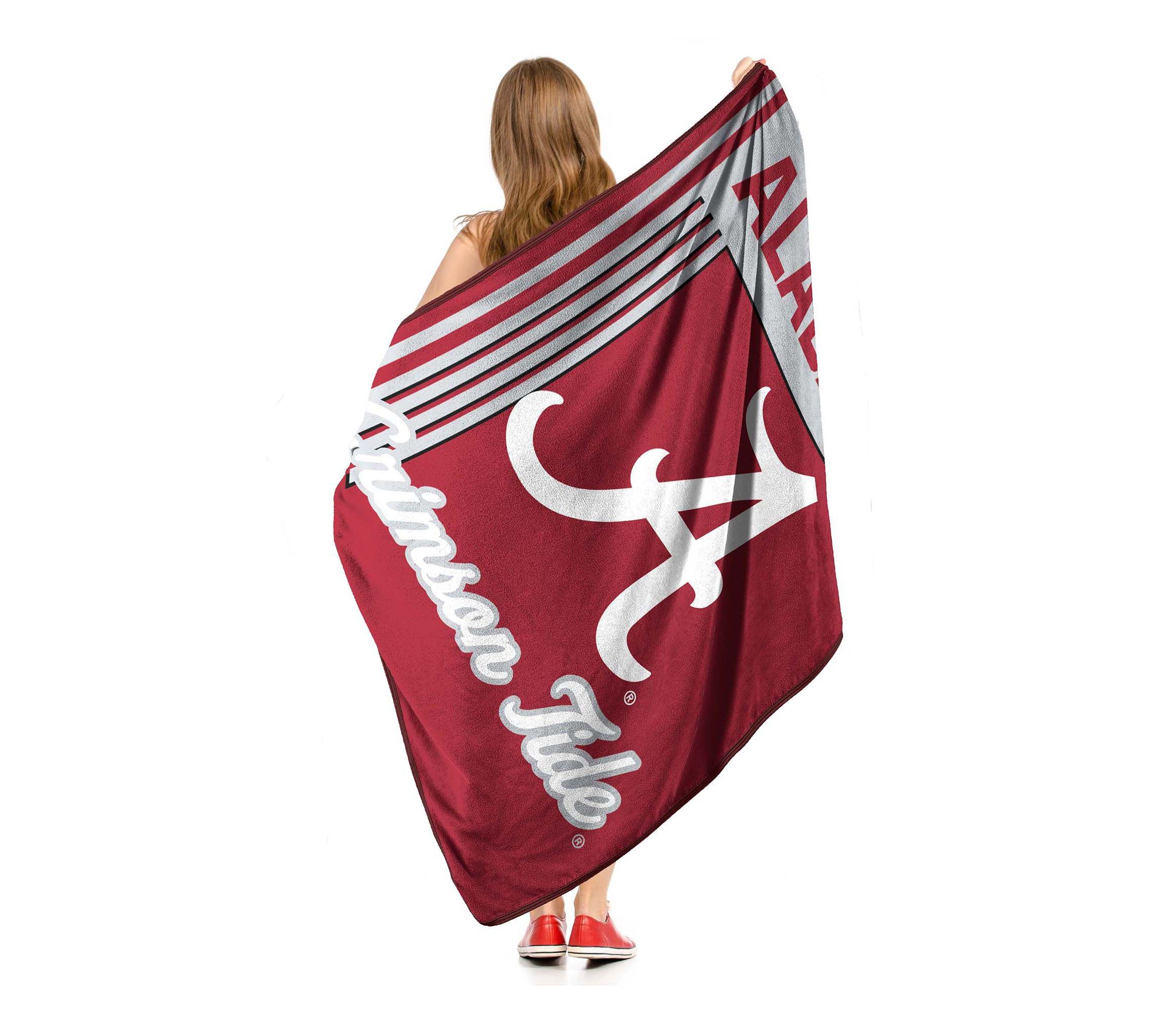 NCAA Officially Licenced Alabama Crimson Tide 46" x 60" Microfiber Throw Blanket