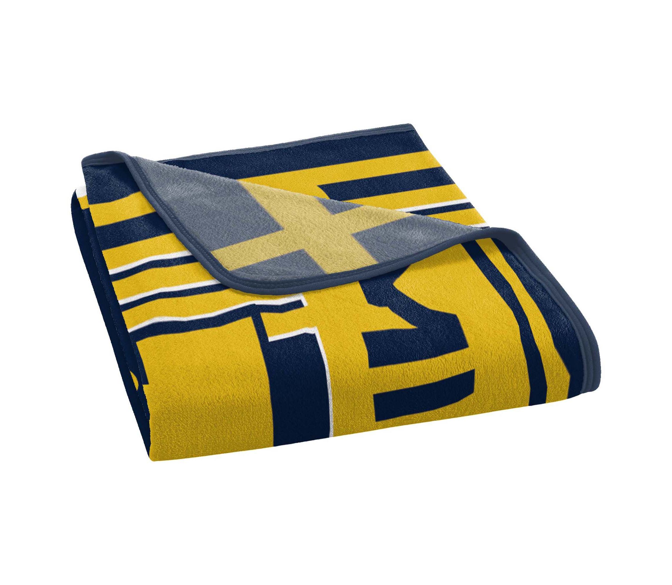 NCAA Officially Licenced Michigan Wolverines 46" x 60" Microfiber Throw Blanket