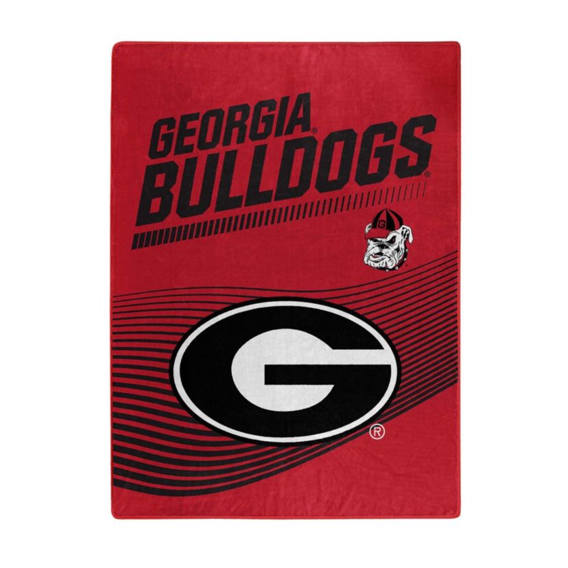 NCAA Officially Licenced Georgia Bulldogs 60" x 80" Raschel Throw Blanket