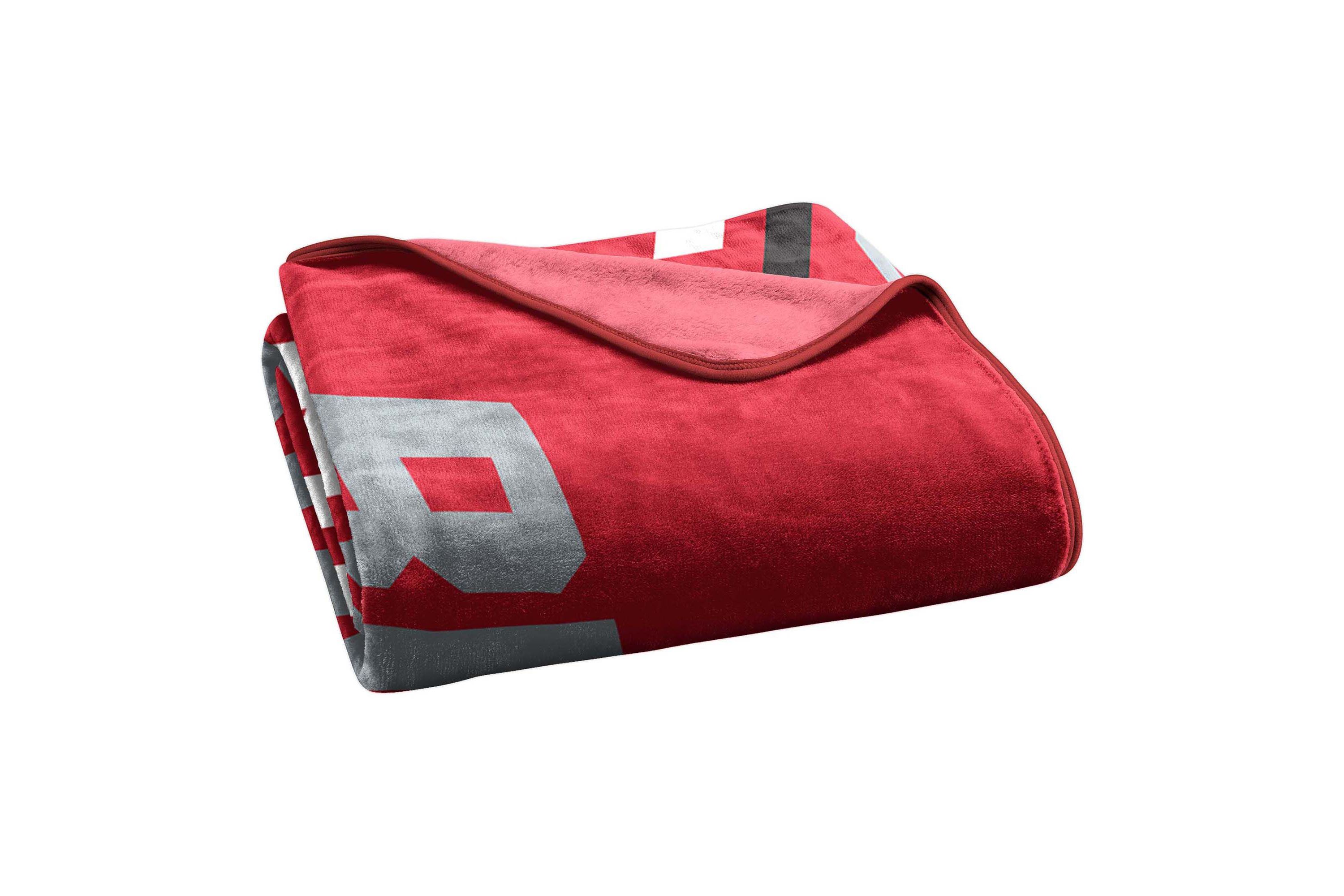 NCAA Officially Licenced Ohio State Buckeyes 60" x 80" Raschel Throw Blanket