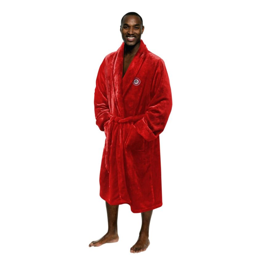 NCAA Officially Licenced Ohio State Buckeyes Mens Silk Touch Bathrobe L/XL