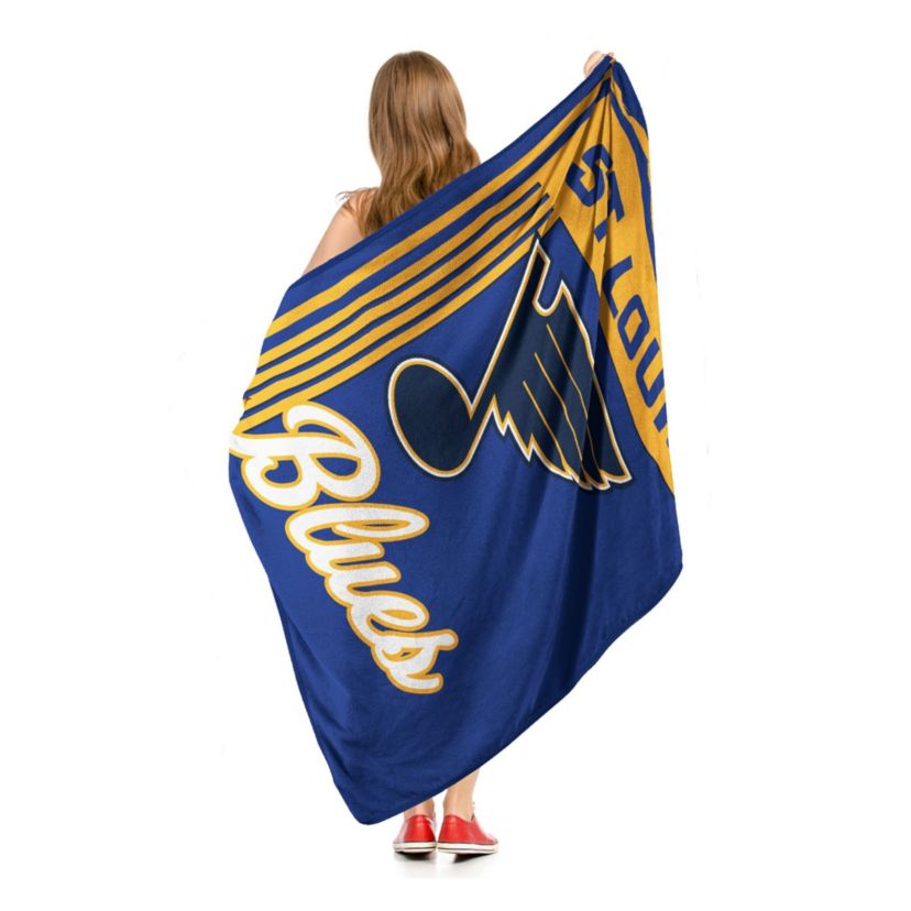 NHL Officially Licensed St. Louis Blues 46" x 60" Microfiber Throw Blanket