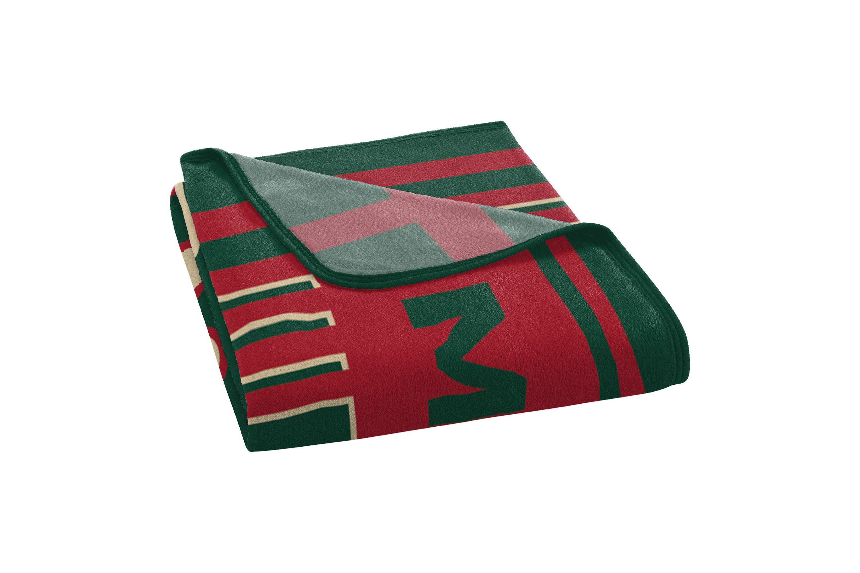 NHL Officially Licensed Minnesota Wild 46" x 60" Microfiber Throw Blanket