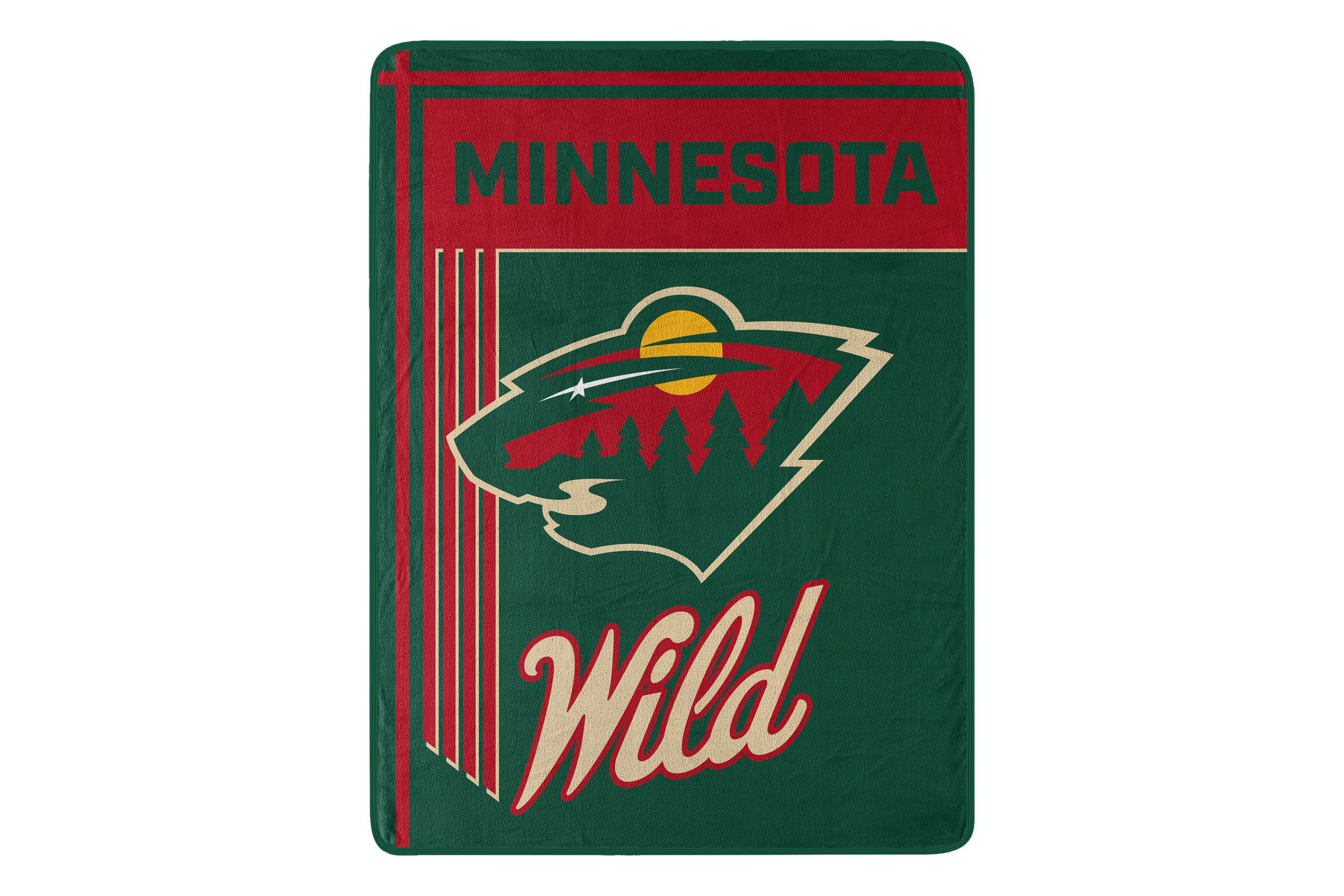 NHL Officially Licensed Minnesota Wild 46" x 60" Microfiber Throw Blanket