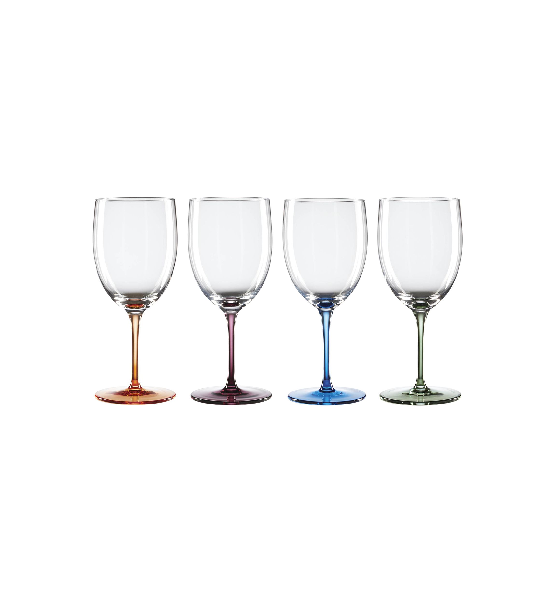 Bottoms Up Wine Glasses - Set of 4