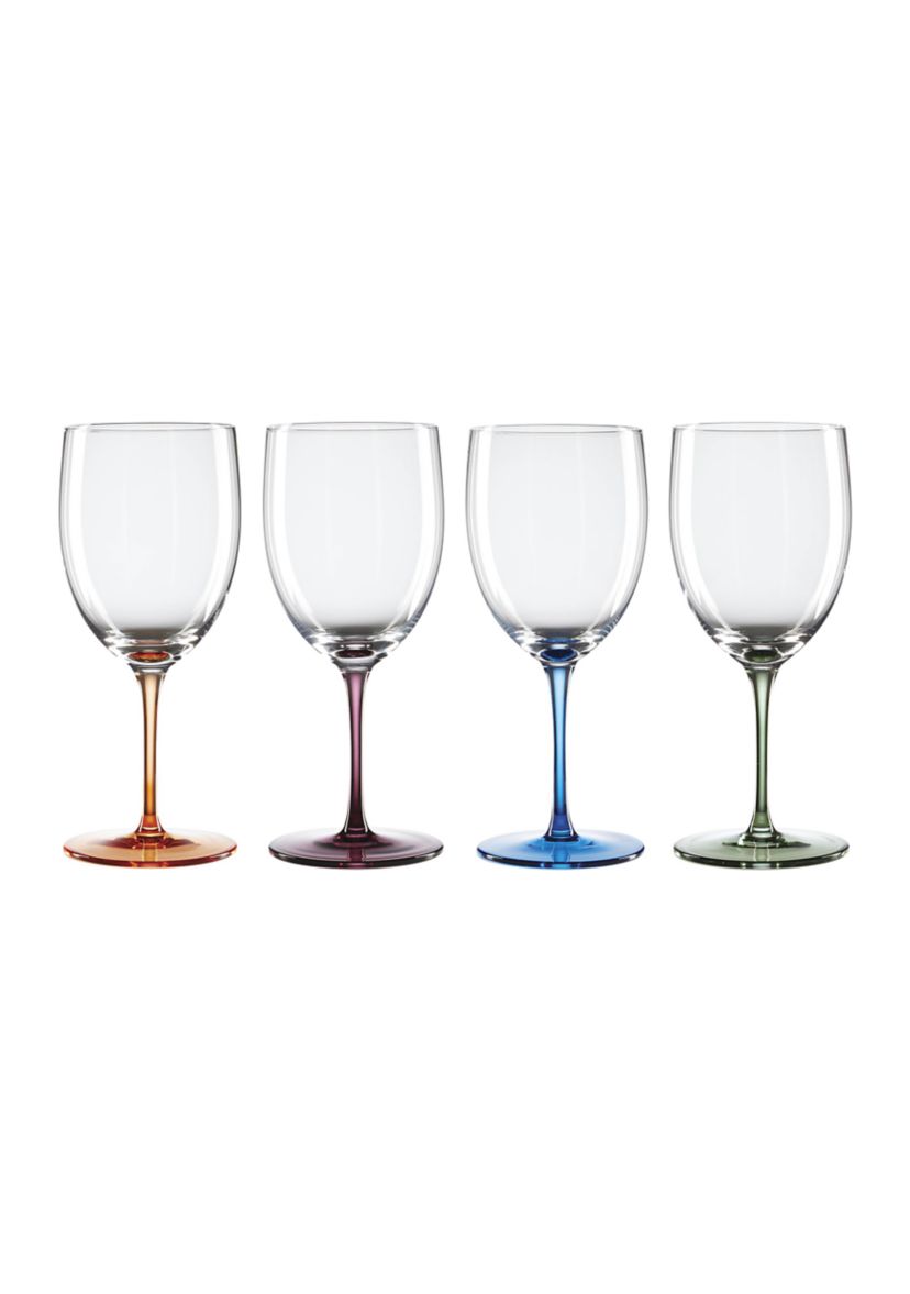 Bottoms Up Wine Glasses - Set of 4