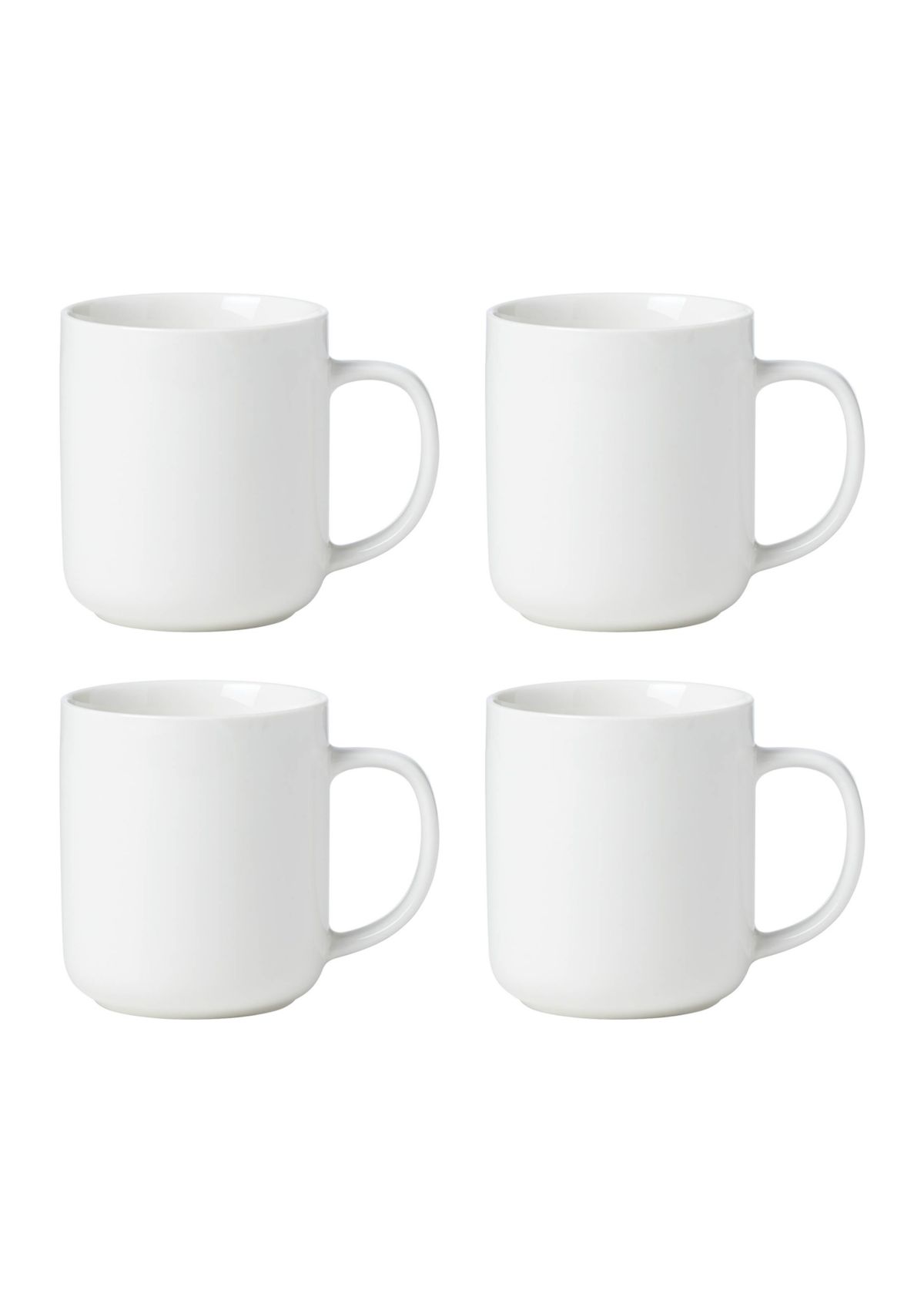 24 Seven White Mugs - Set of 4 