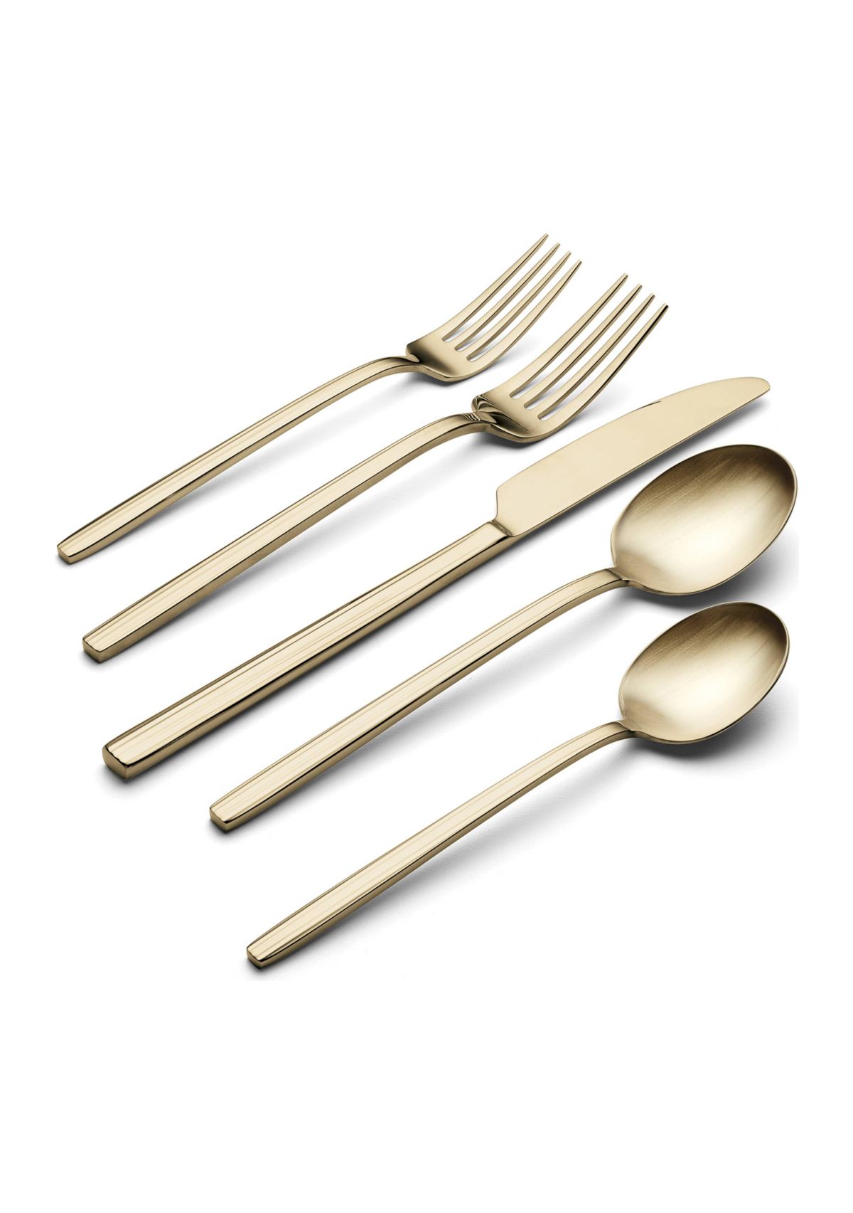 Dean Satin Champagne 20 Piece Flatware Set