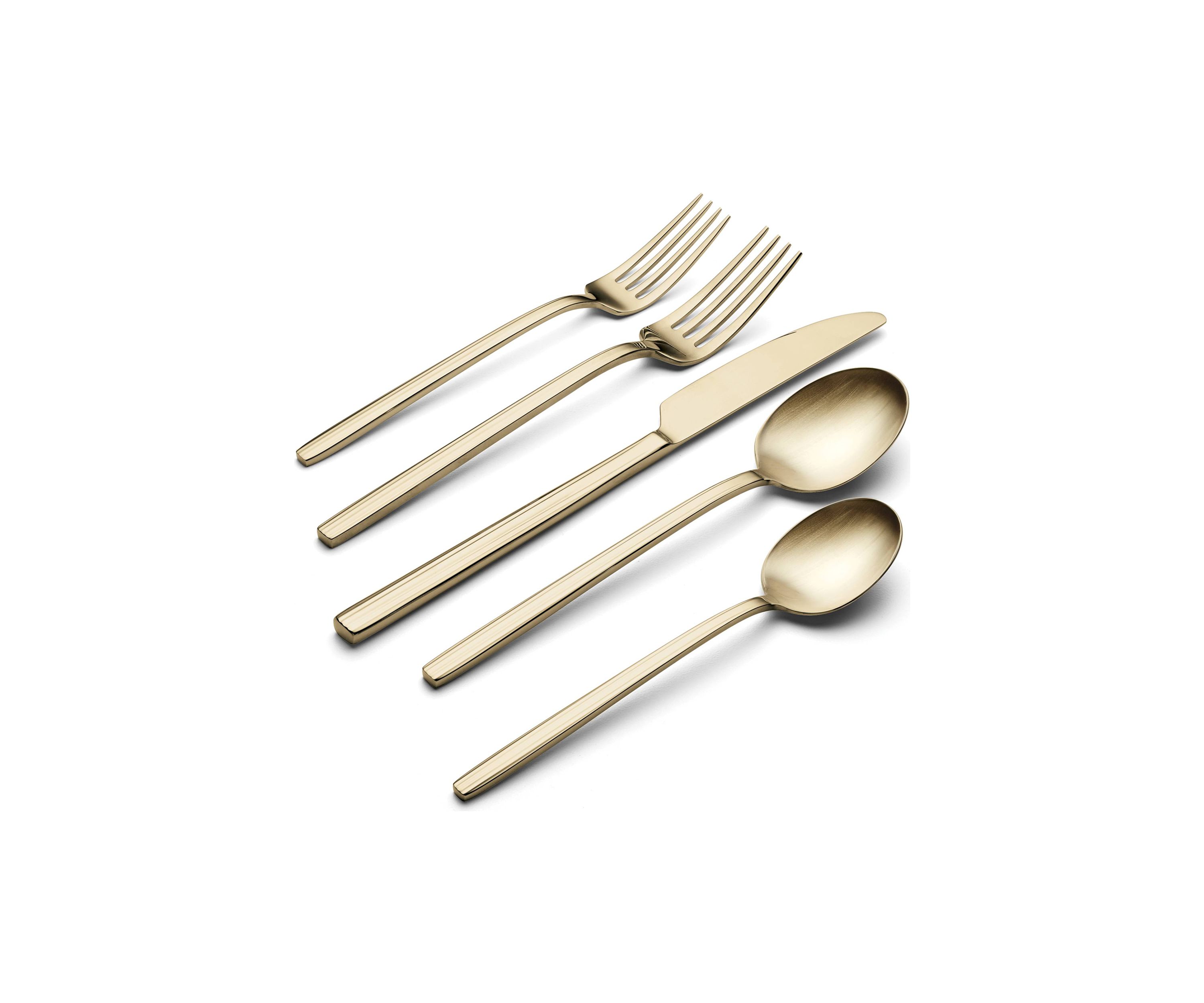 Dean Satin Champagne 20 Piece Flatware Set